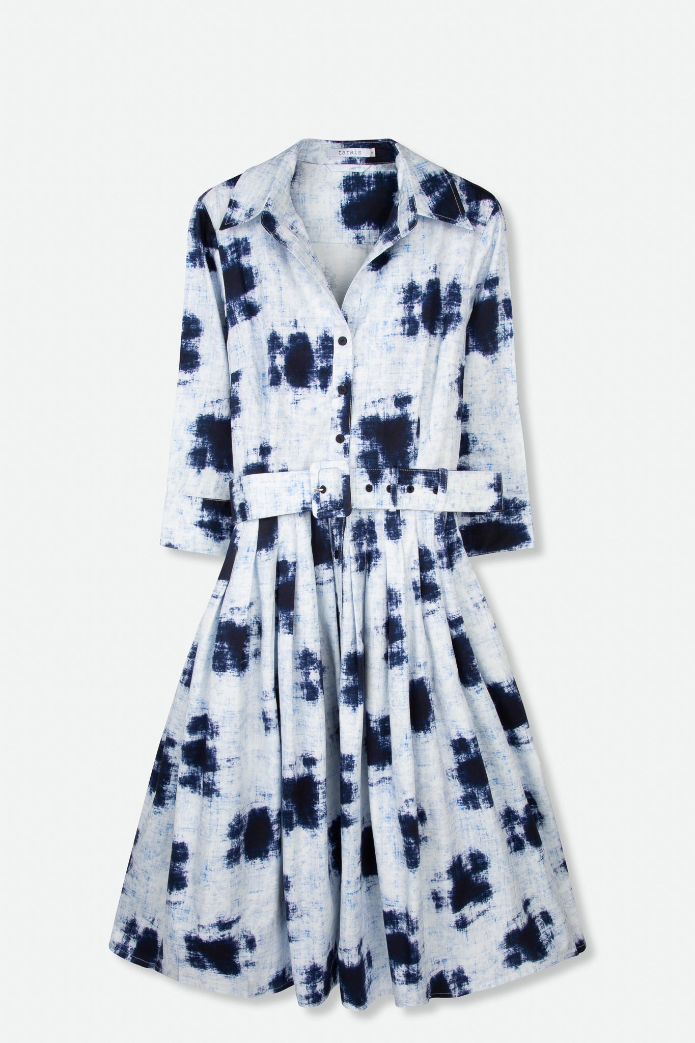 TARAIS SHIRT DRESS IN STRETCH COTTON - Jarbo