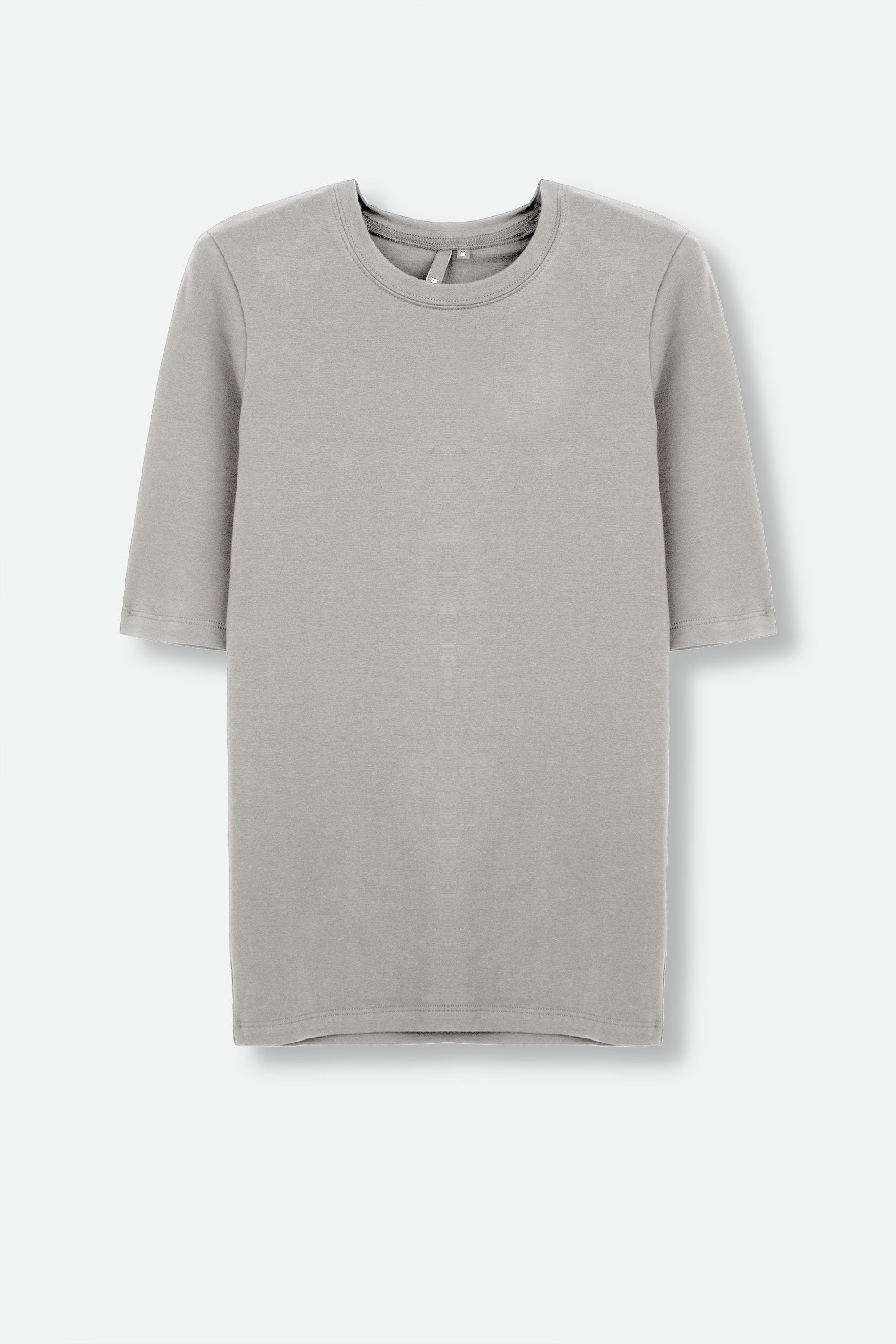 LIMITED EDITION COLLECTION ELBOW SLEEVE CREW IN PIMA COTTON STRETCH