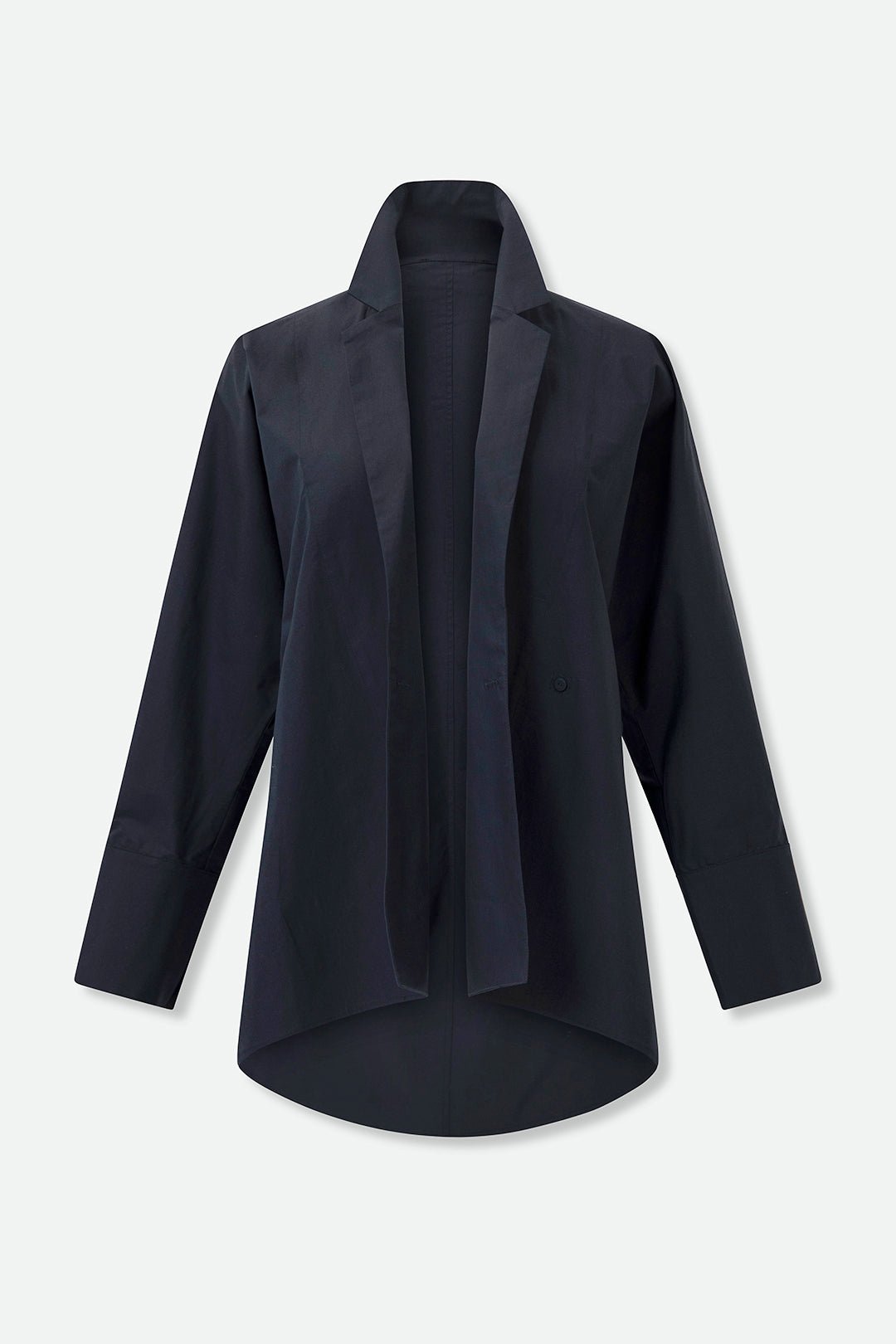 TEO SHIRT JACKET IN ITALIAN FINE STRETCH COTTON - Jarbo