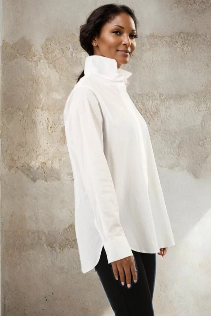 THE CLASSIC SHIRT IN ITALIAN COTTON STRETCH - Jarbo
