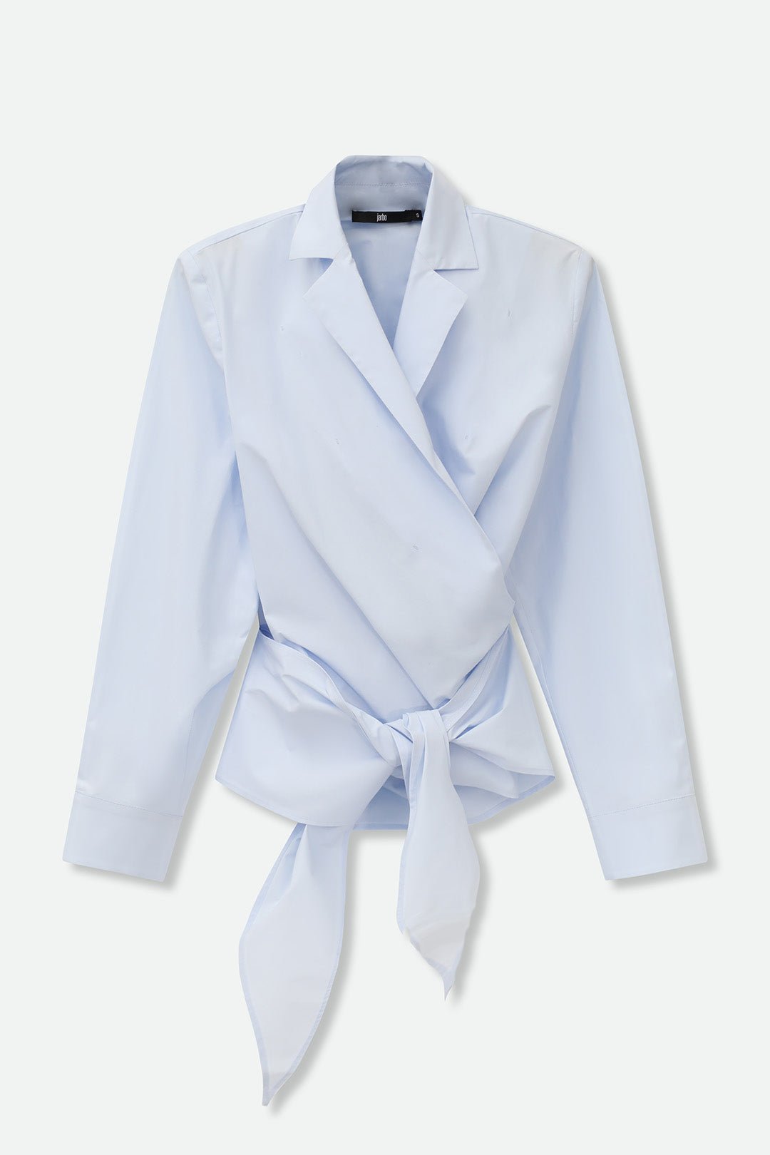 TORINO WRAP SHIRT IN ITALIAN FINE STRETCH COTTON - Jarbo