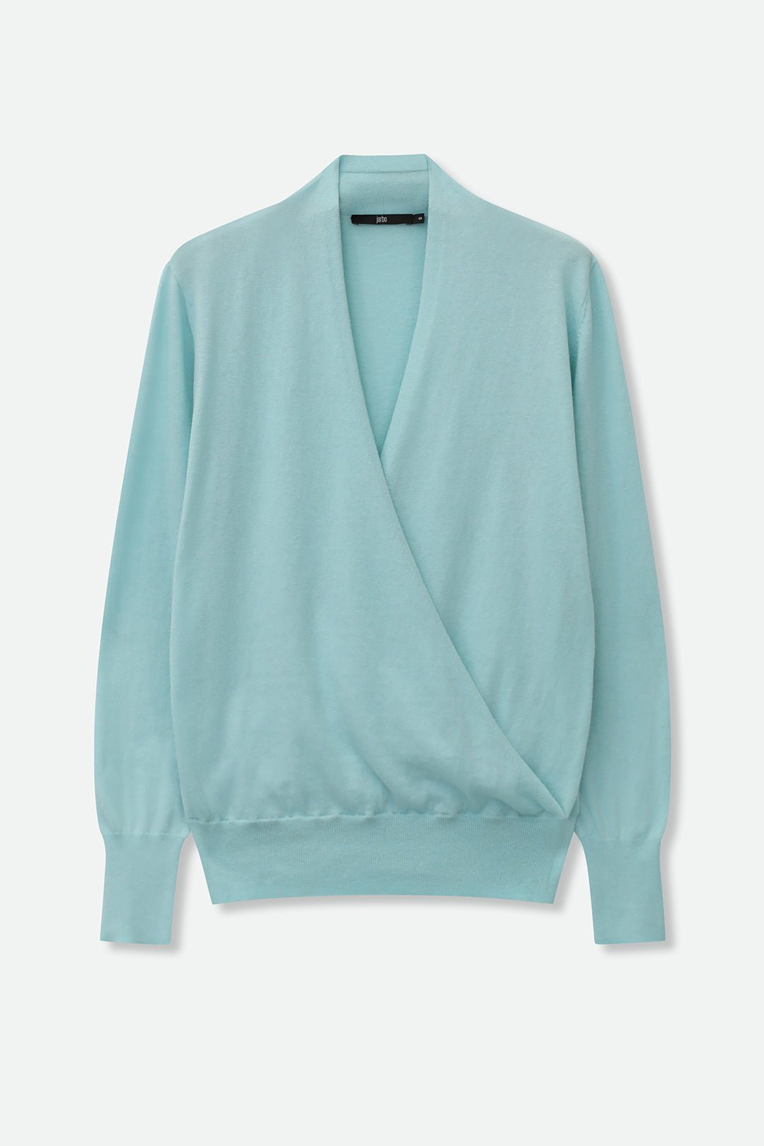 TORY ITALIAN COTTON SURPLICE WRAP TOP - Jarbo