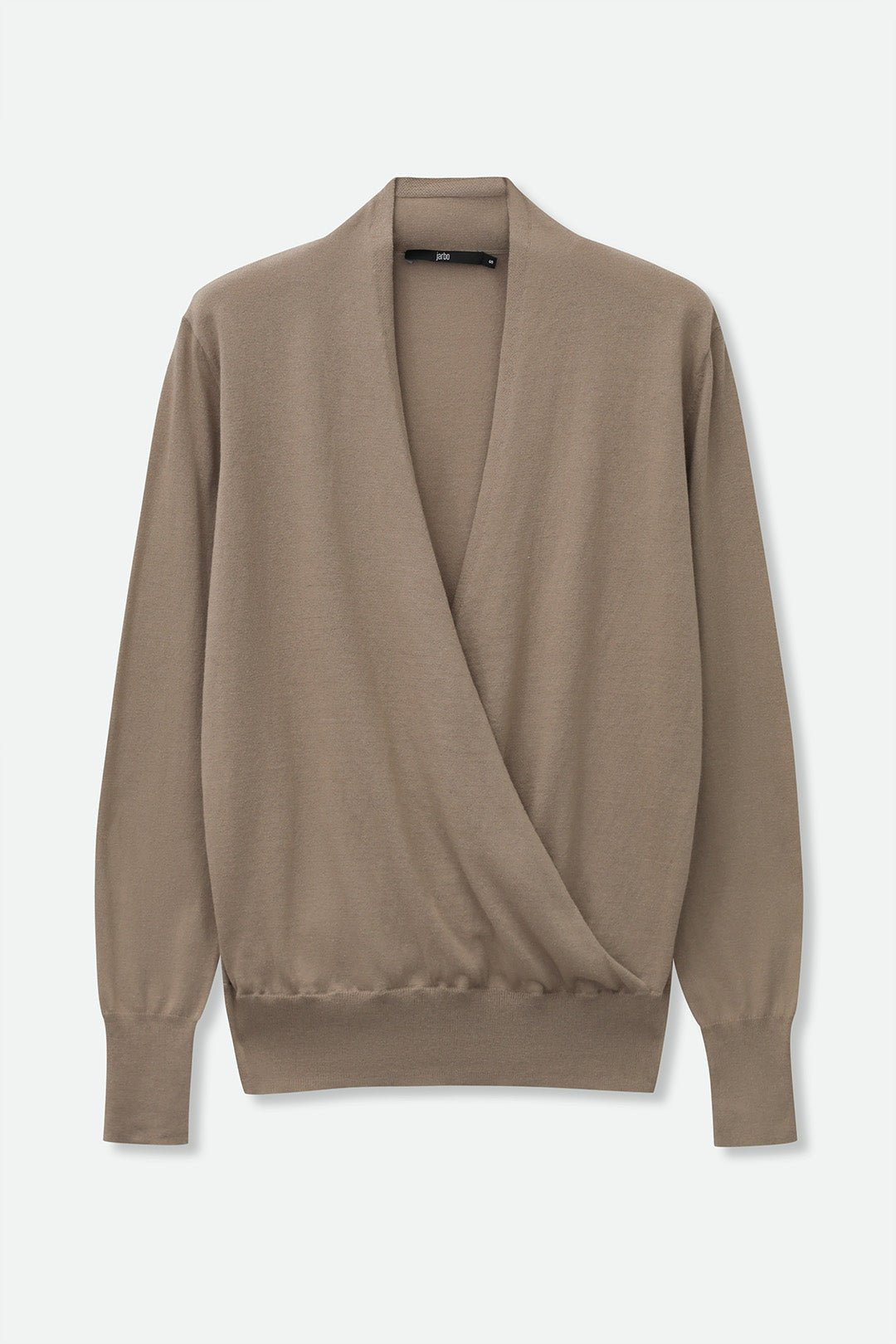 TORY ITALIAN COTTON SURPLICE WRAP TOP - Jarbo