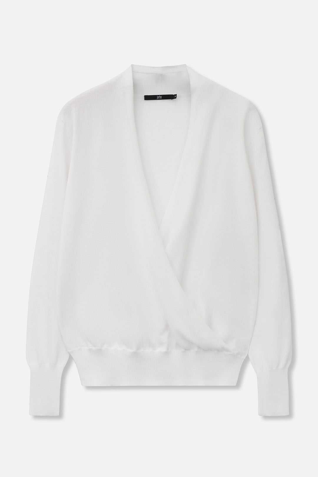 TORY ITALIAN COTTON SURPLICE WRAP TOP - Jarbo