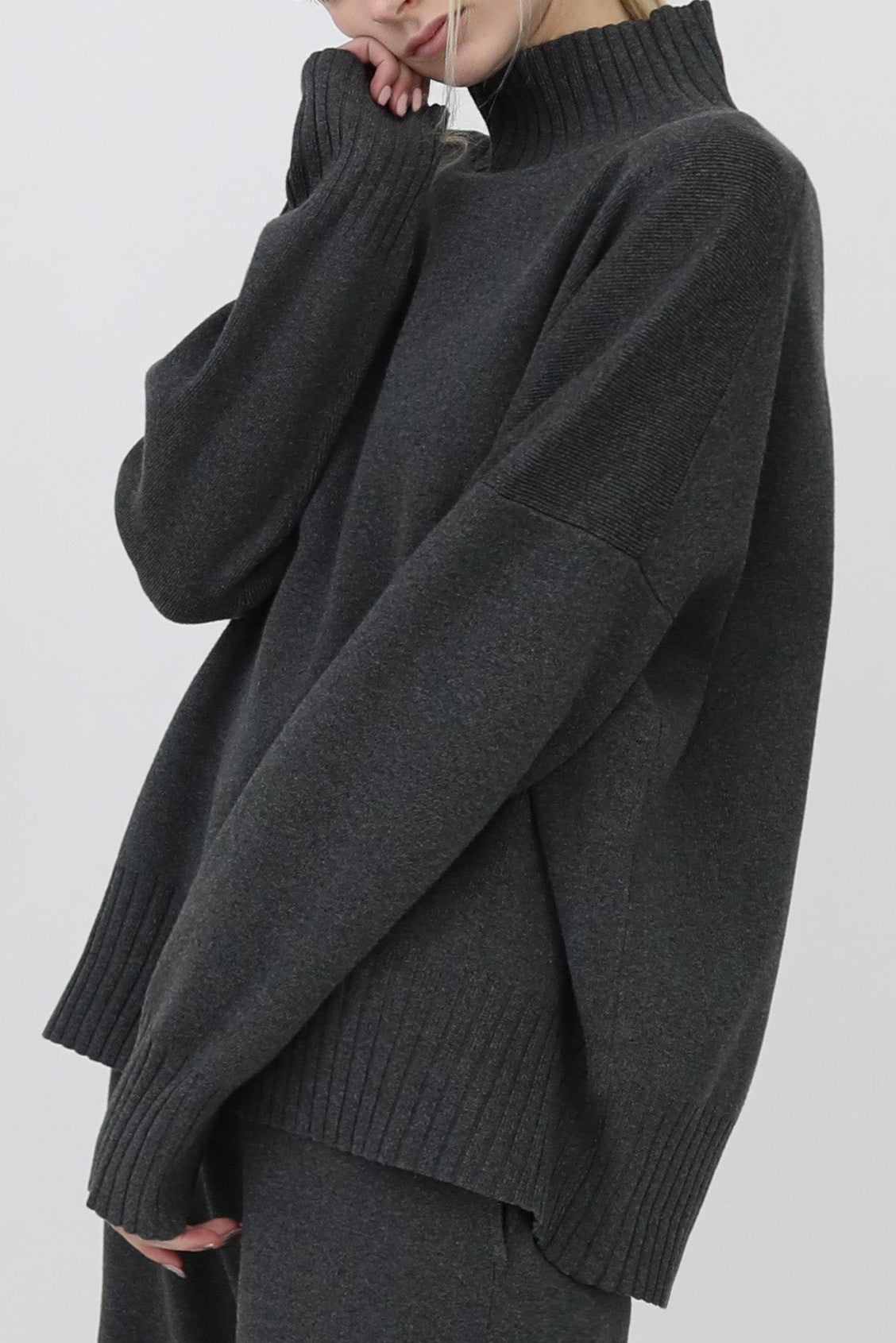 TOSCA TURTLENECK IN ITALIAN COTTON - Jarbo