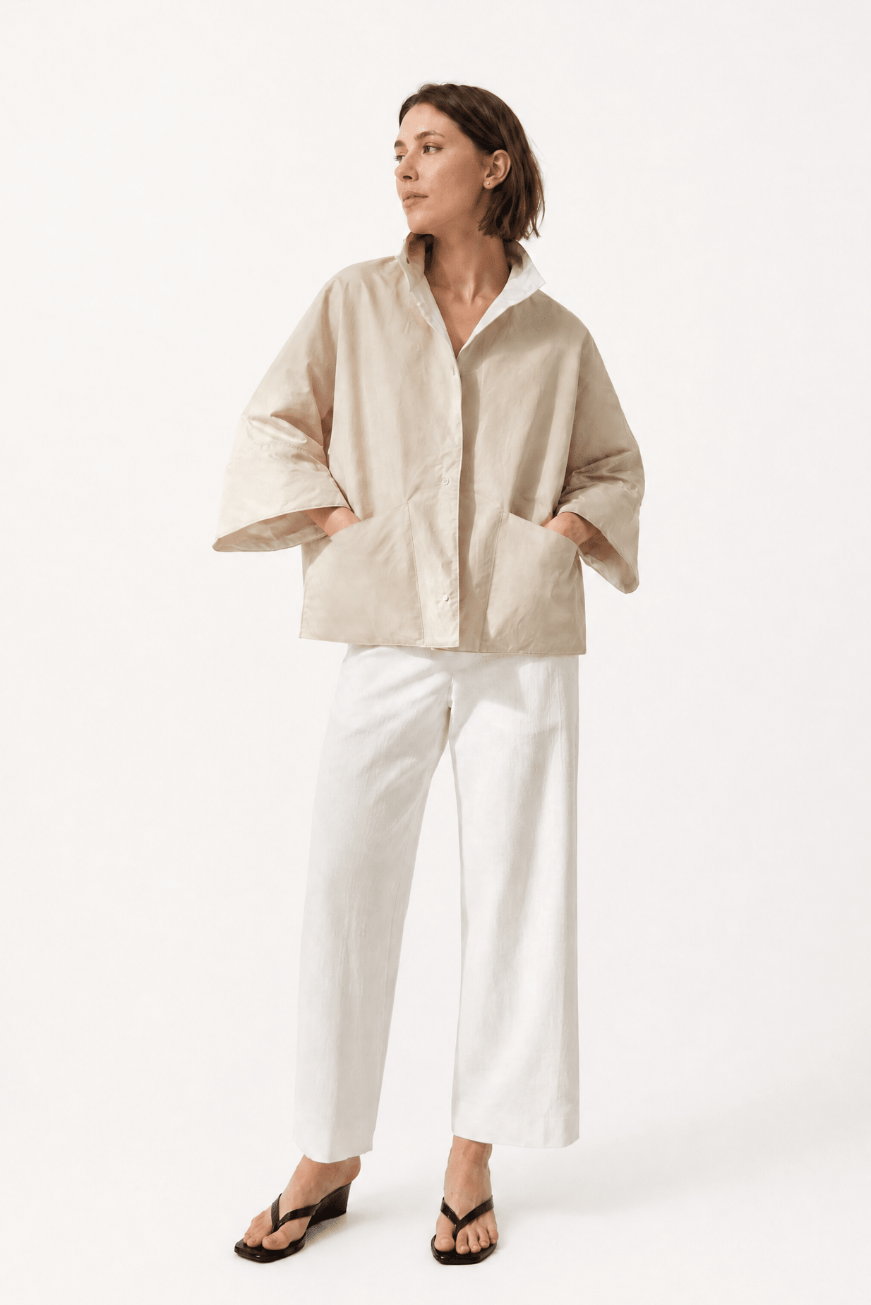 VALE JACKET IN REVERSIBLE TECHNO-SILK TAFFETA - Jarbo