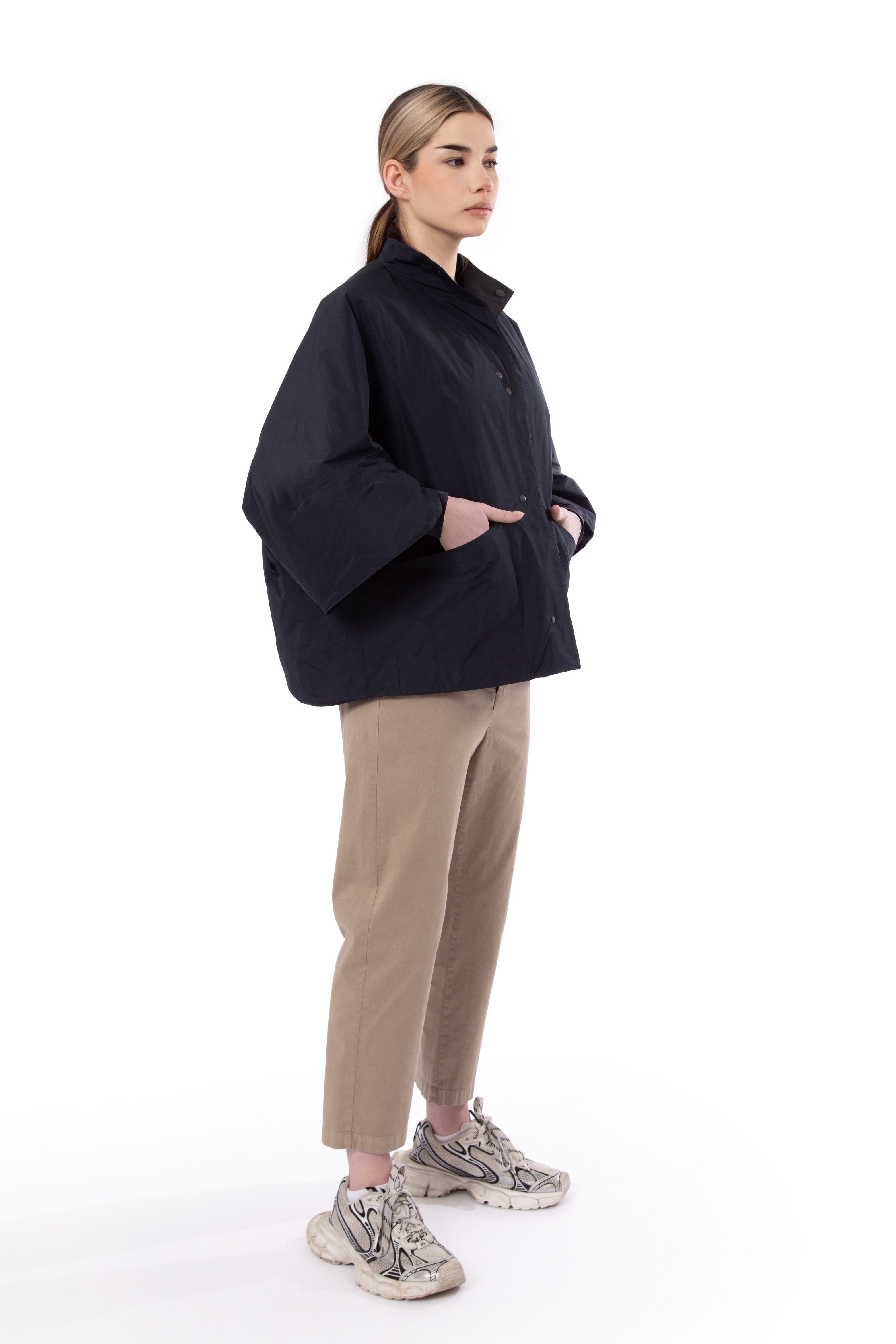 VALE JACKET IN REVERSIBLE TECHNO-SILK TAFFETA - Jarbo