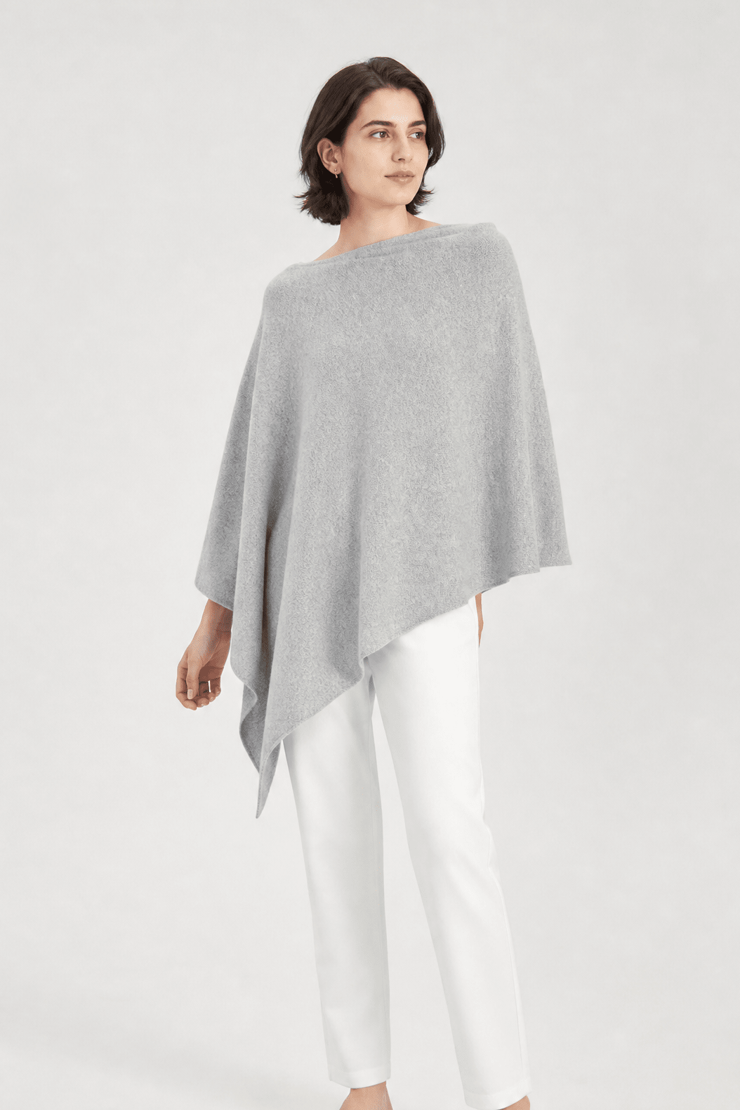 VARA WRAP IN HEATHERED PIMA COTTON STRETCH - Jarbo
