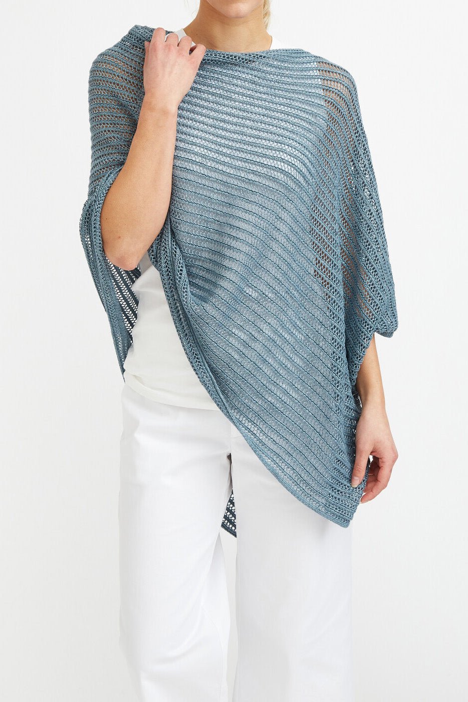 VARA WRAP IN LINEN KNIT - Jarbo