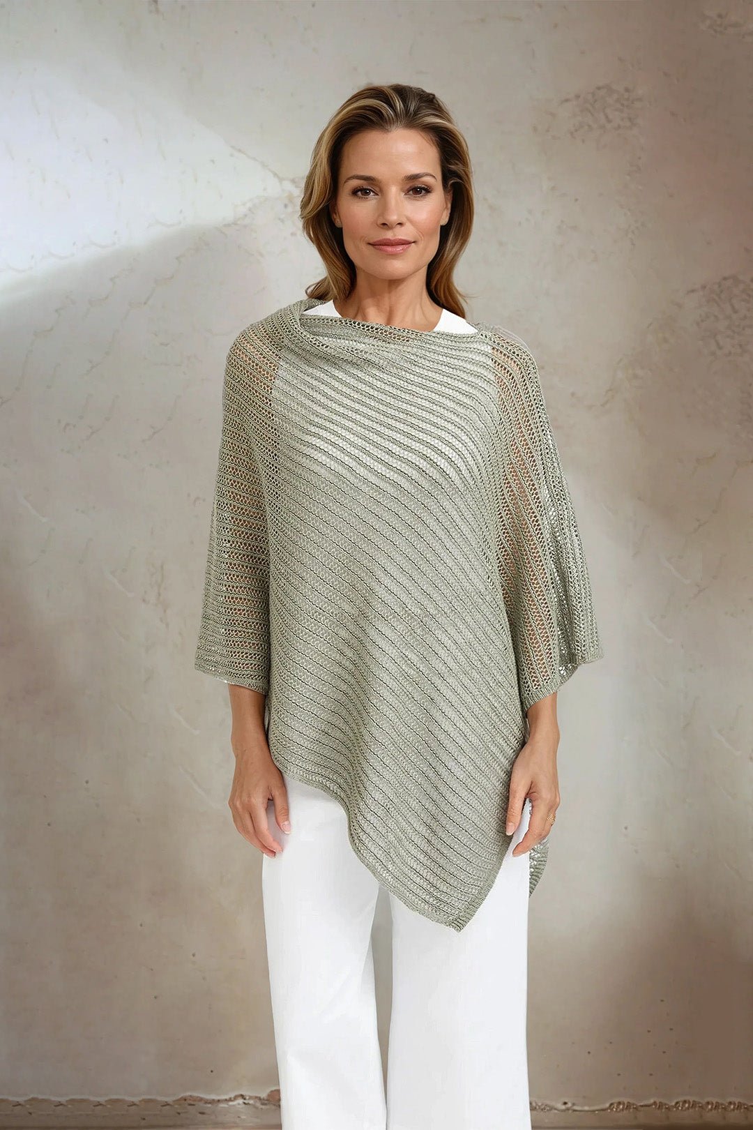 VARA WRAP IN LINEN KNIT - Jarbo