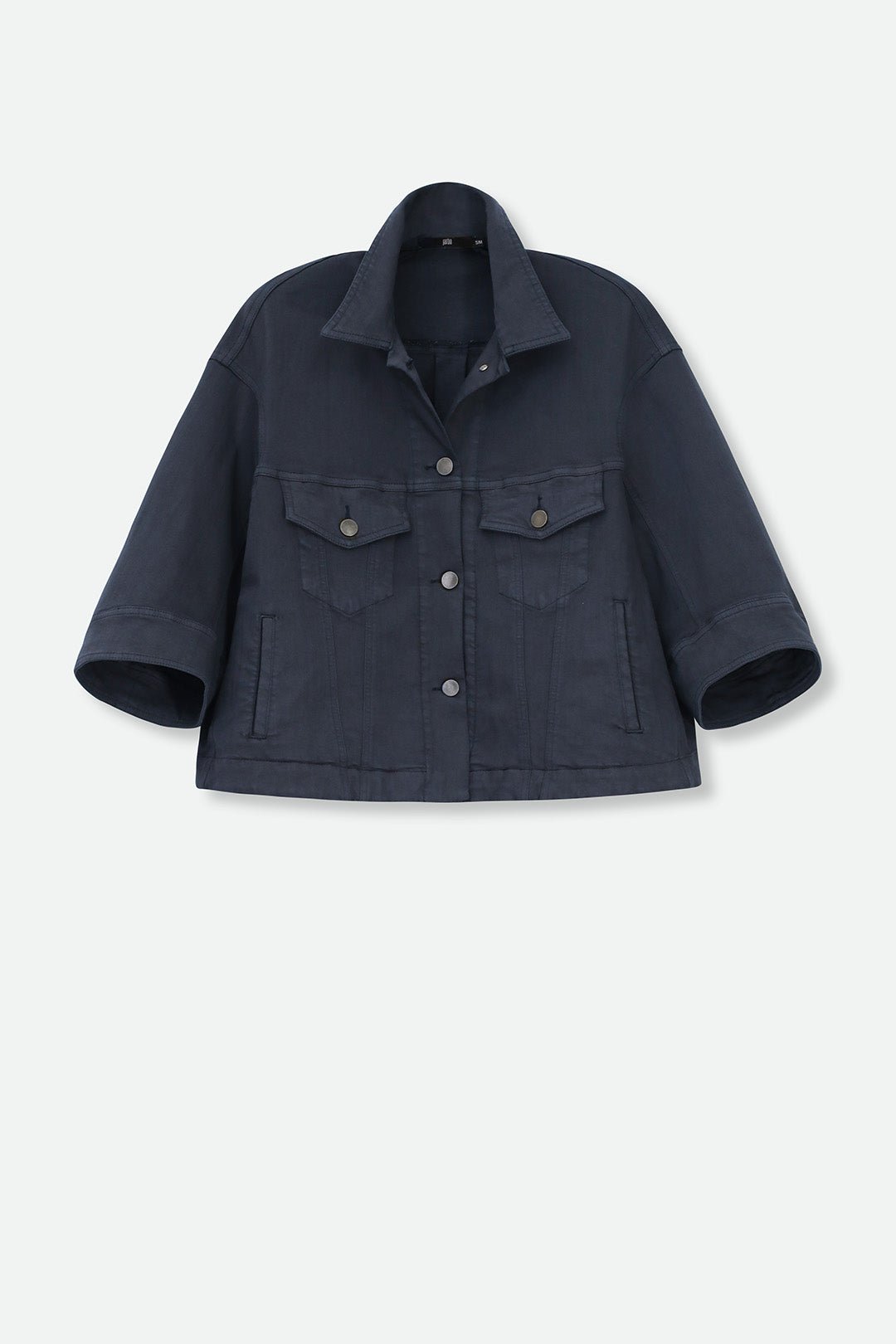 VENETO JACKET GARMENT-DYED ITALIAN STRETCH DENIM - Jarbo