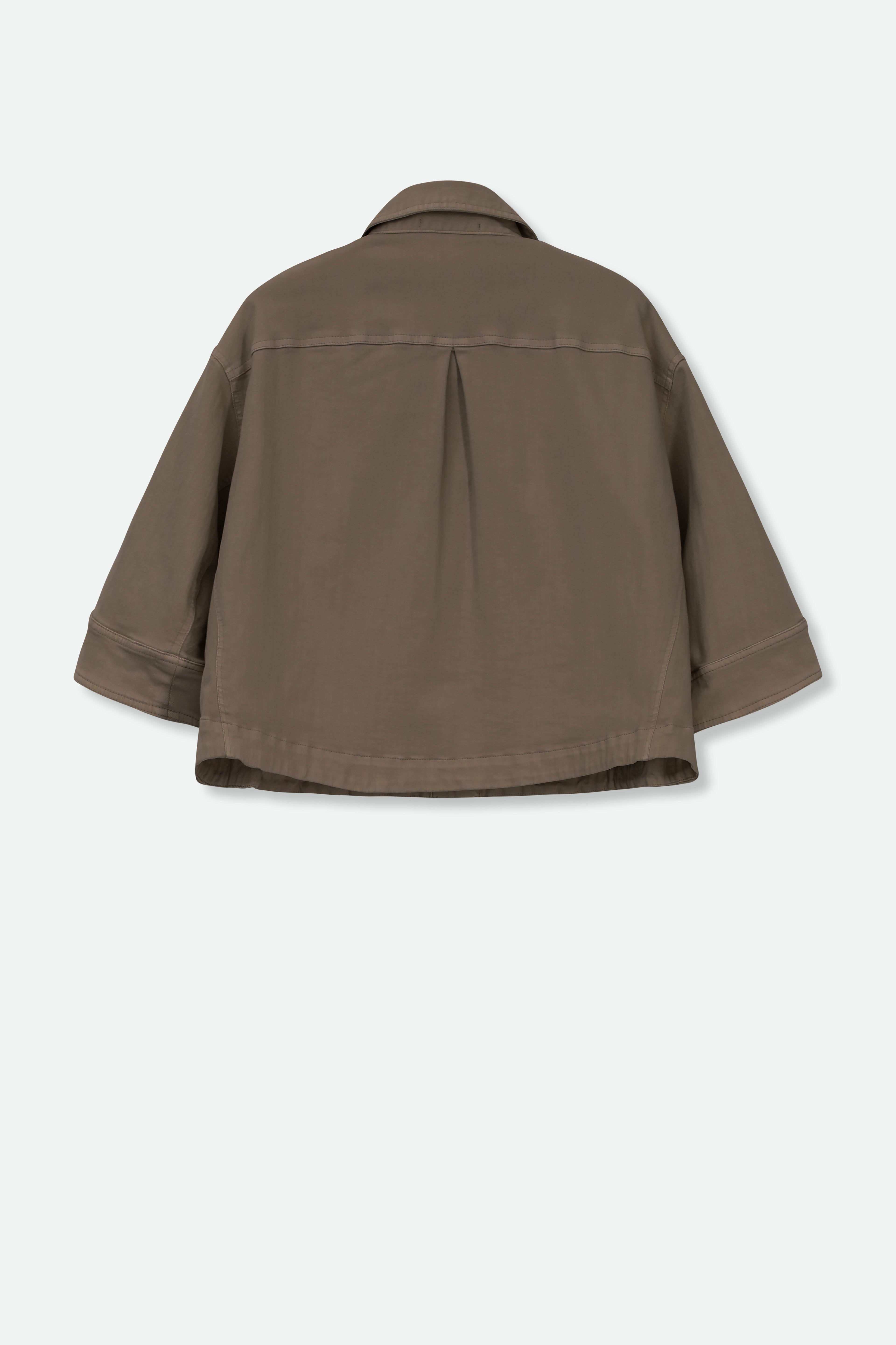 VENETO JACKET GARMENT-DYED ITALIAN STRETCH DENIM - Jarbo