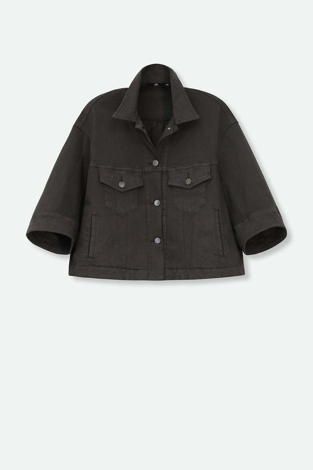 VENETO JACKET GARMENT - DYED ITALIAN STRETCH DENIM - Jarbo