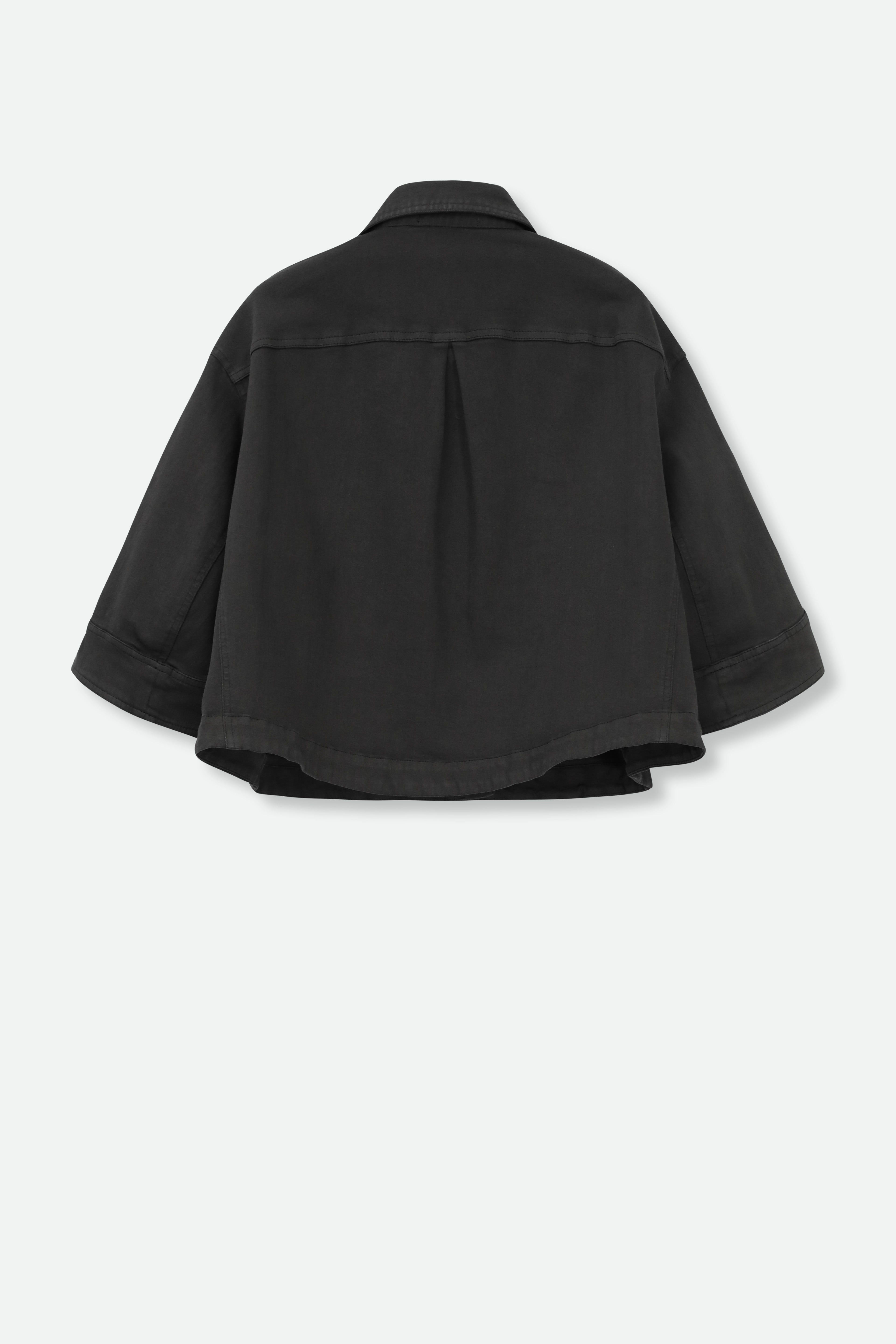 VENETO JACKET GARMENT-DYED ITALIAN STRETCH DENIM - Jarbo