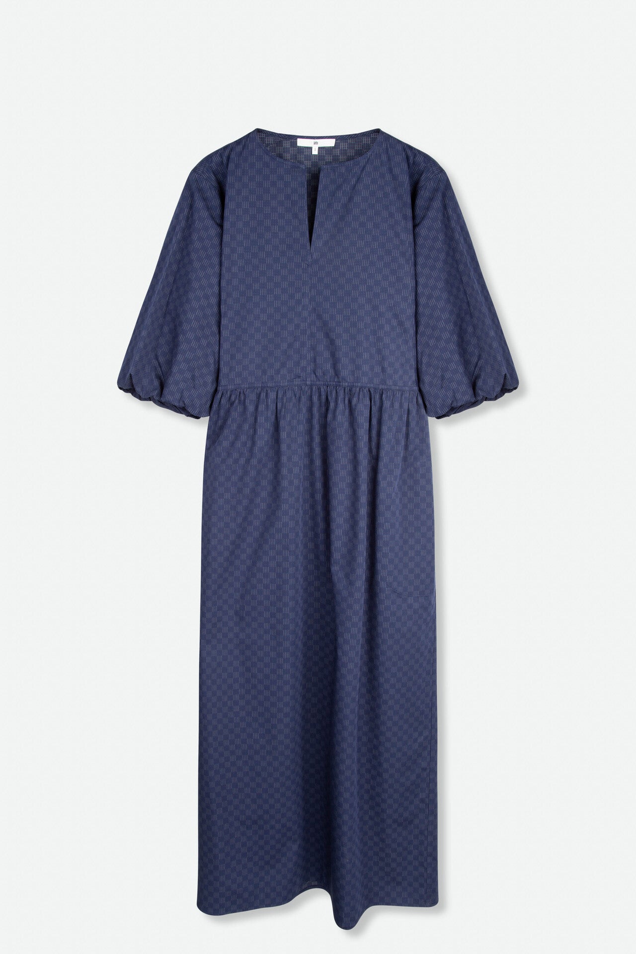 VOLUME SLEEVE ODESSA DRESS IN ITALIAN COTTON POPLIN - Jarbo