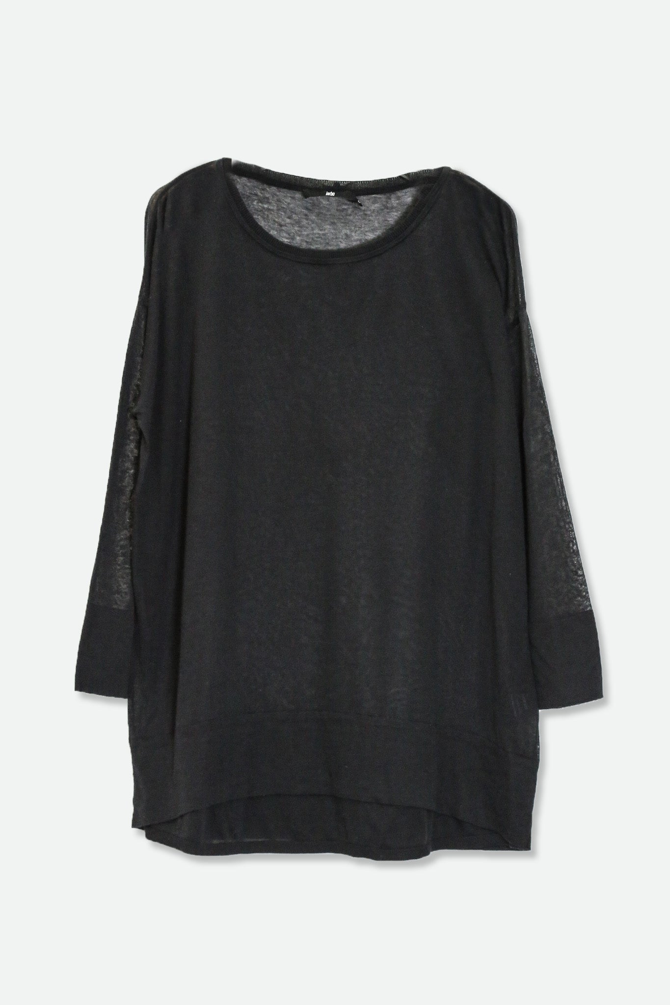 3/4 SLEEVE CREW NECK TOP - Jarbo