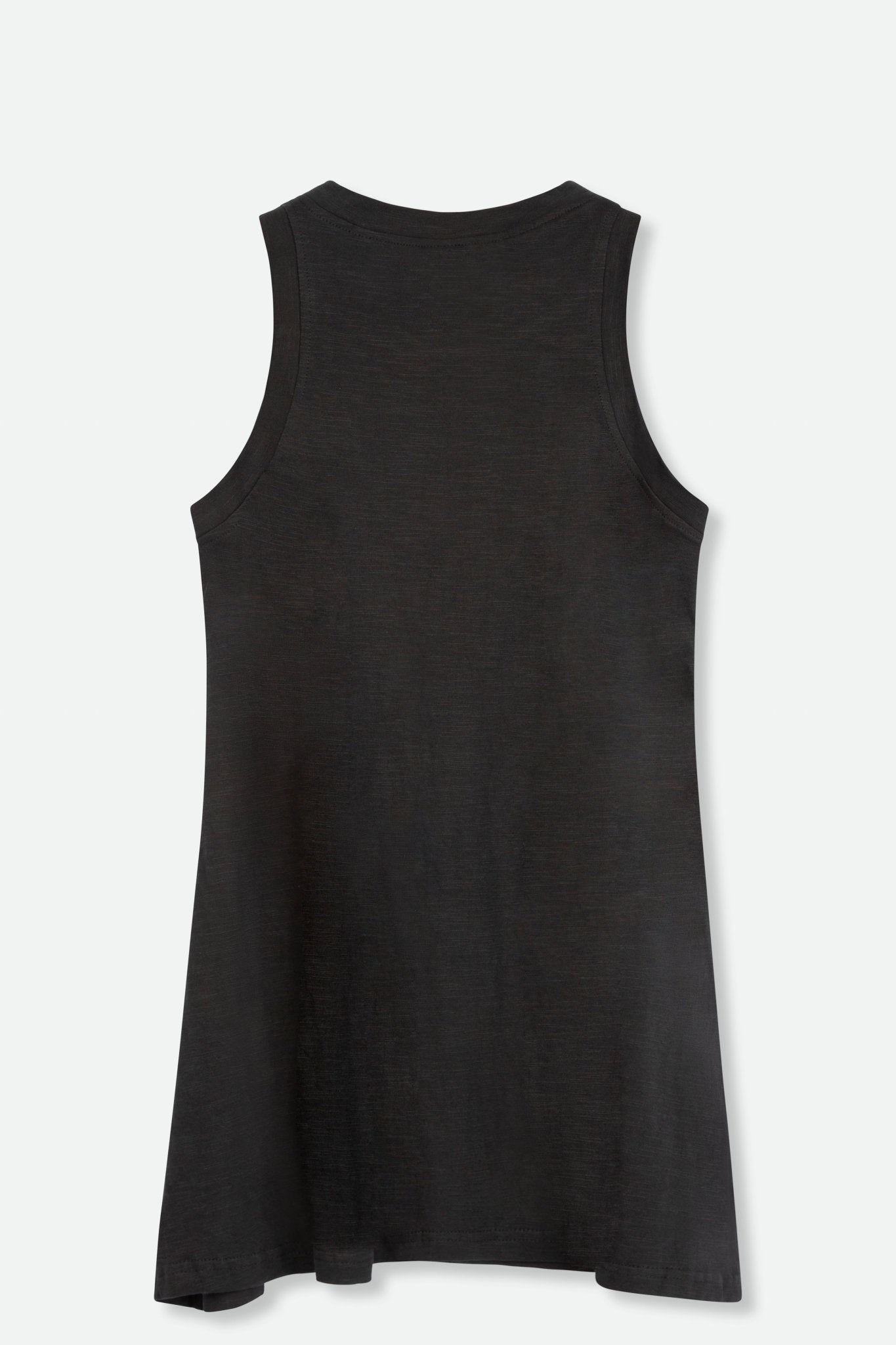 A-LINE SLEEVELESS CREW IN SLUB COTTON - Jarbo