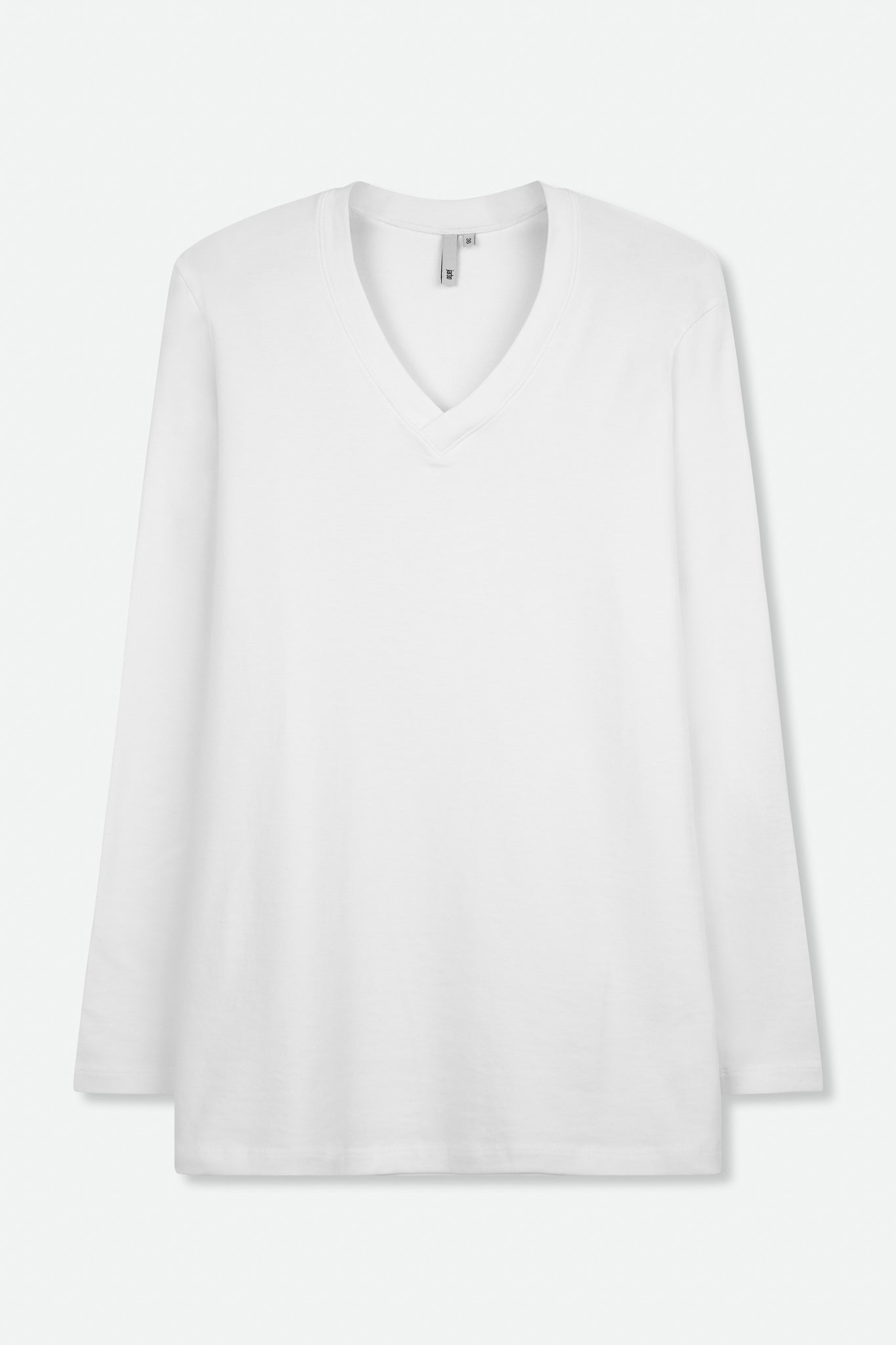 A-LINE V-NECK IN PIMA COTTON STRETCH - Jarbo