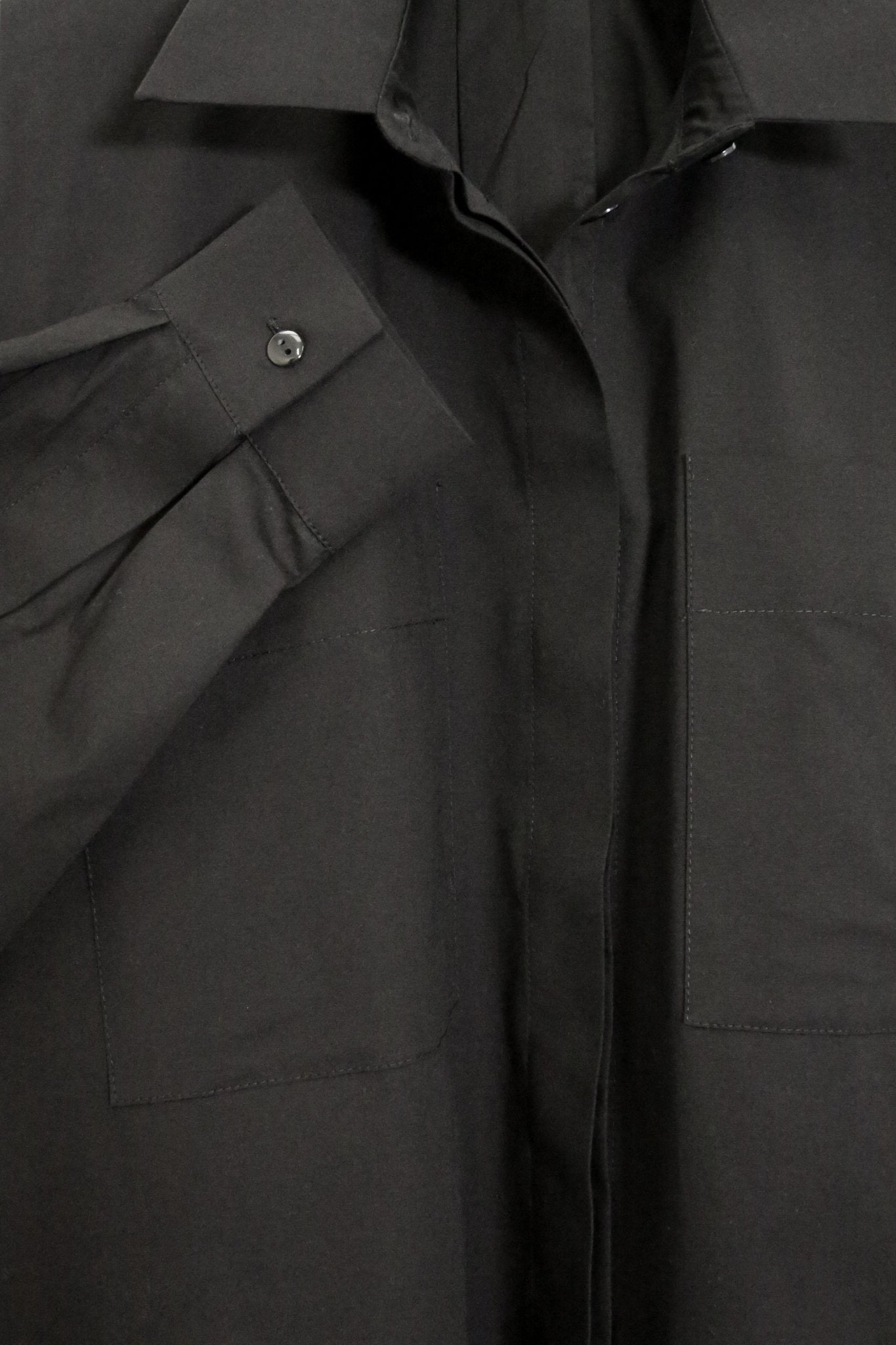 ADDIE SHIRT WITH PATCH POCKETS IN ITALIAN COTTON - Jarbo