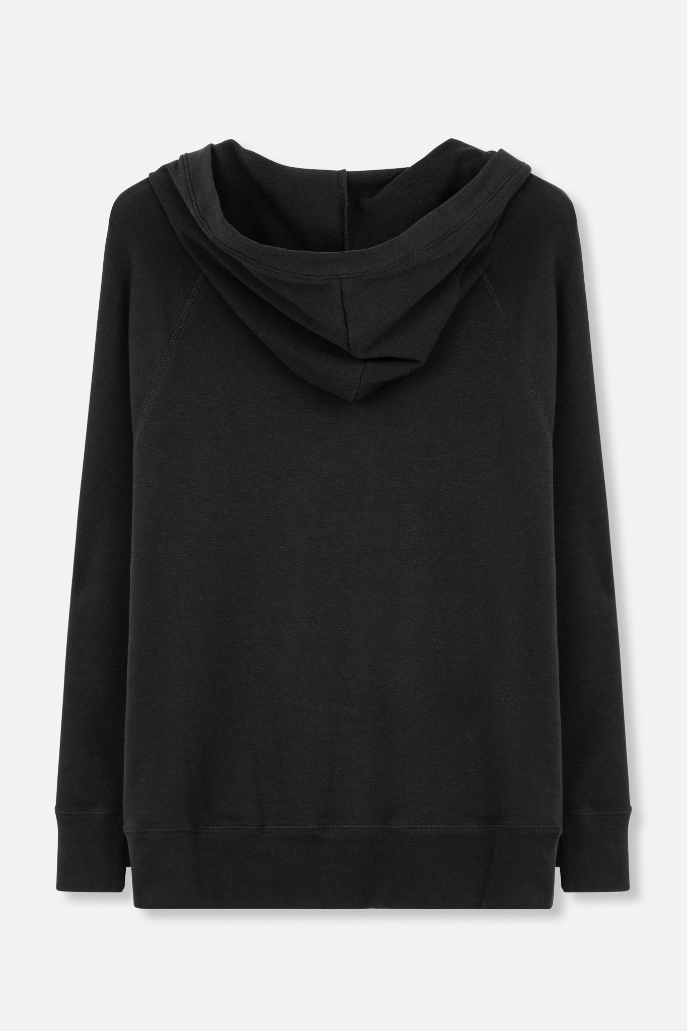 ADDY HOODY IN PIMA COTTON STRETCH IN BLACK - Jarbo
