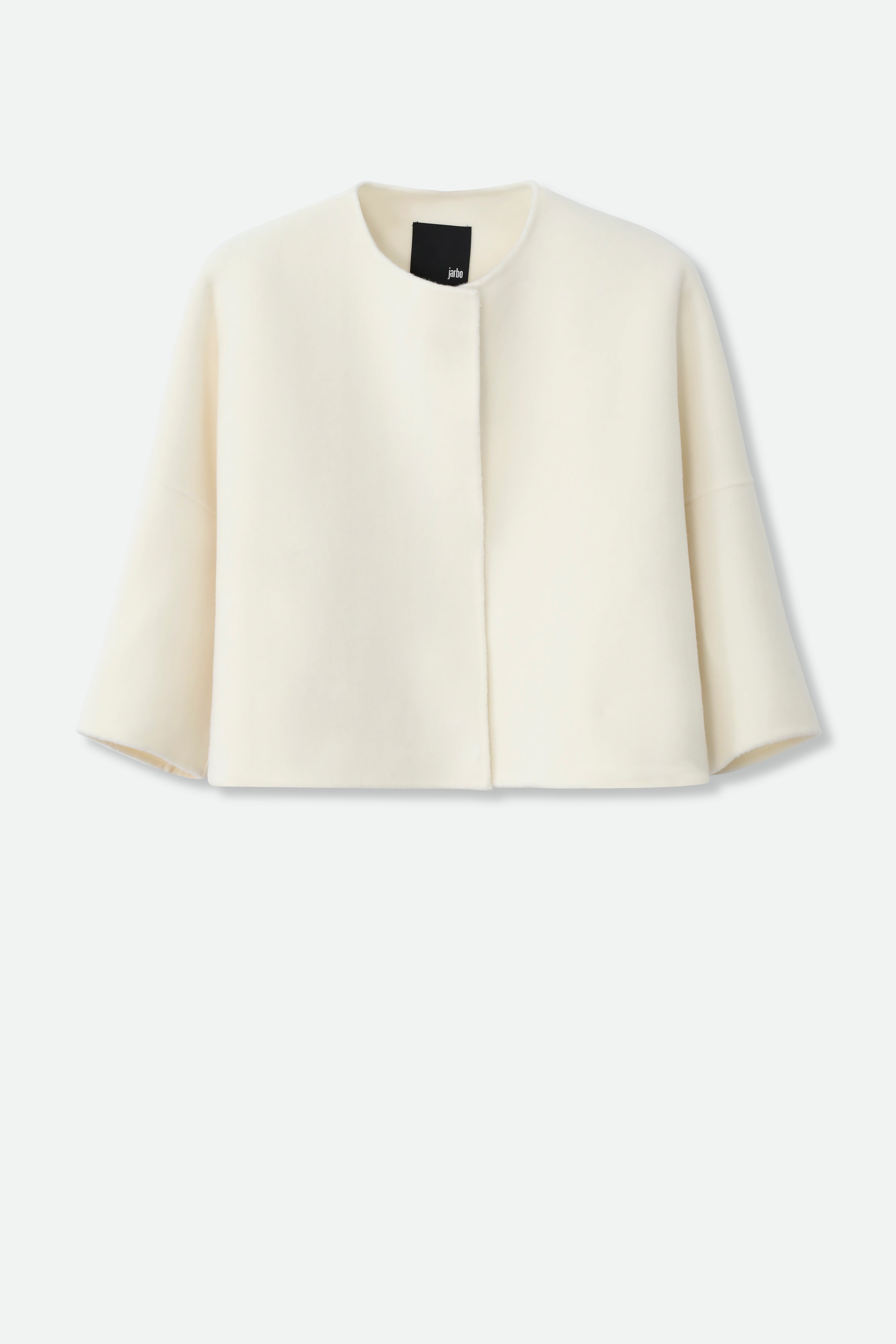 ADELAIDE SHORT SNAP JACKET IN DOUBLE-FACE CASHMERE WOOL - Jarbo