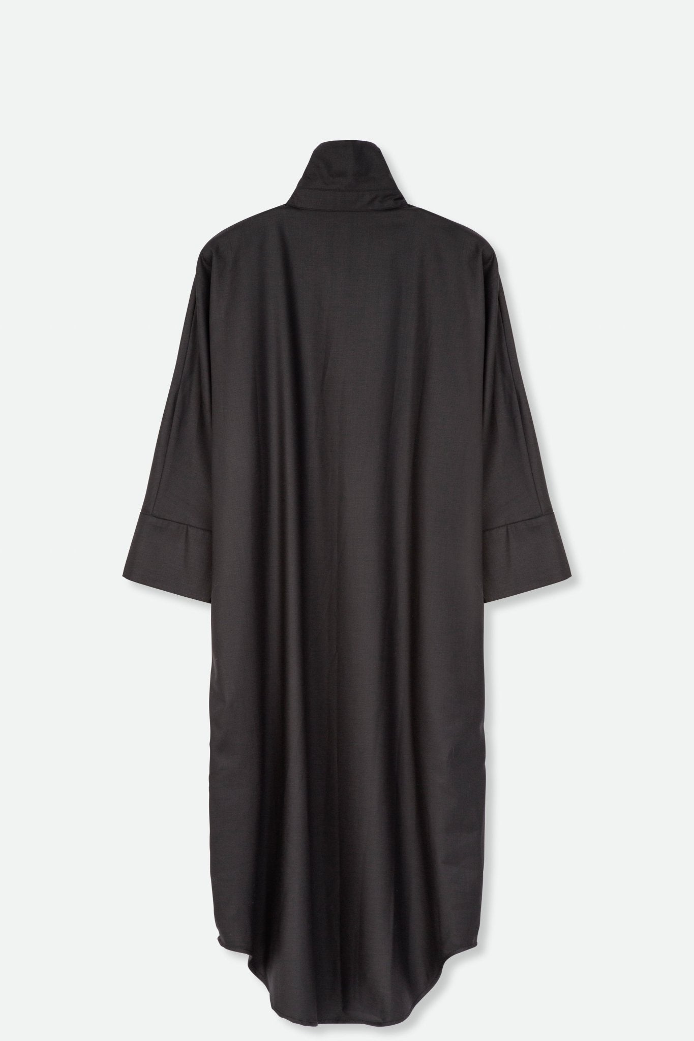 ALEXA DOLMAN SLEEVE DRESS IN ITALIAN FINE TROPICAL WOOL - Jarbo