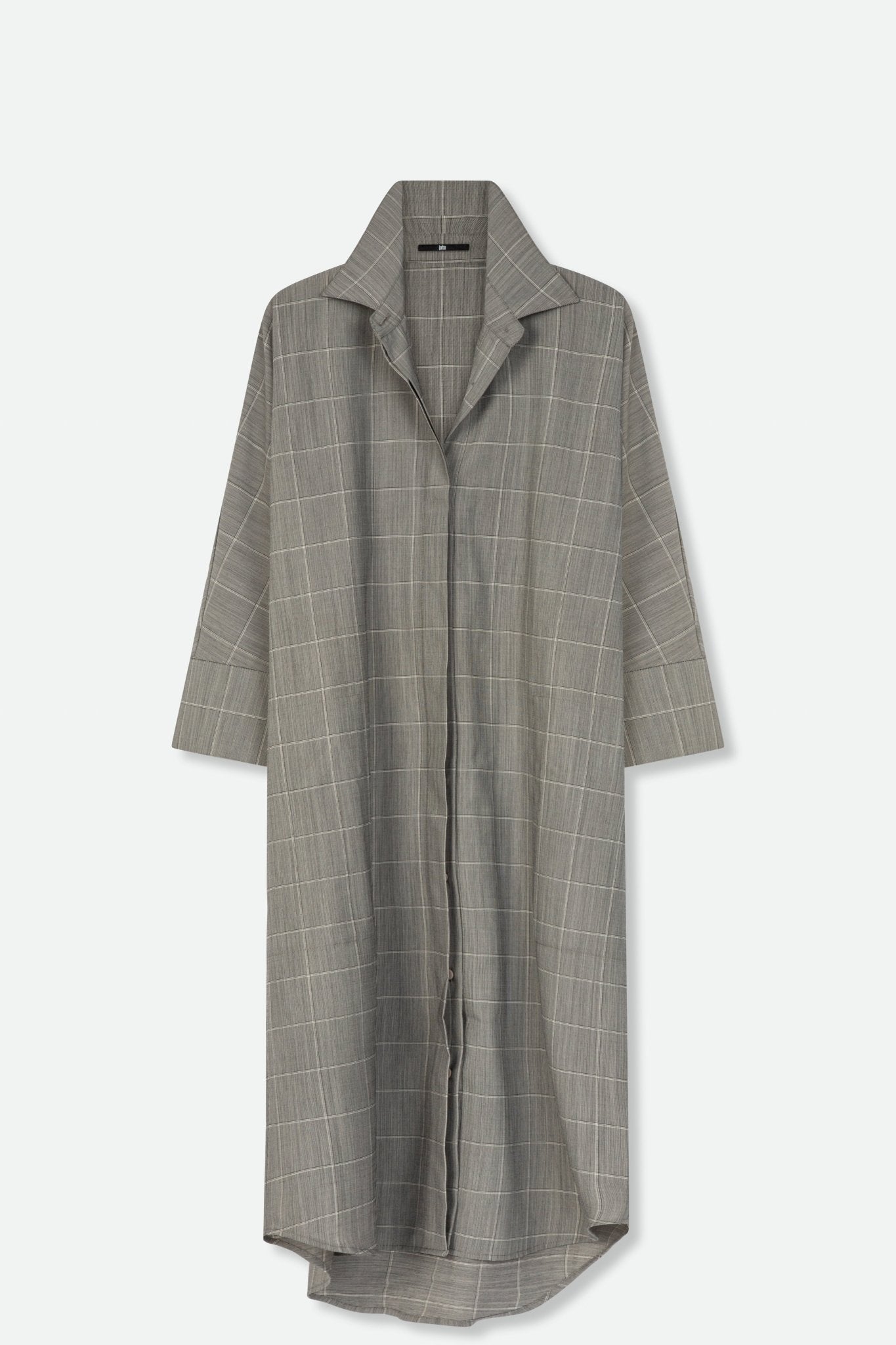 ALEXA DOLMAN SLEEVE DRESS IN ITALIAN FINE TROPICAL WOOL - Jarbo