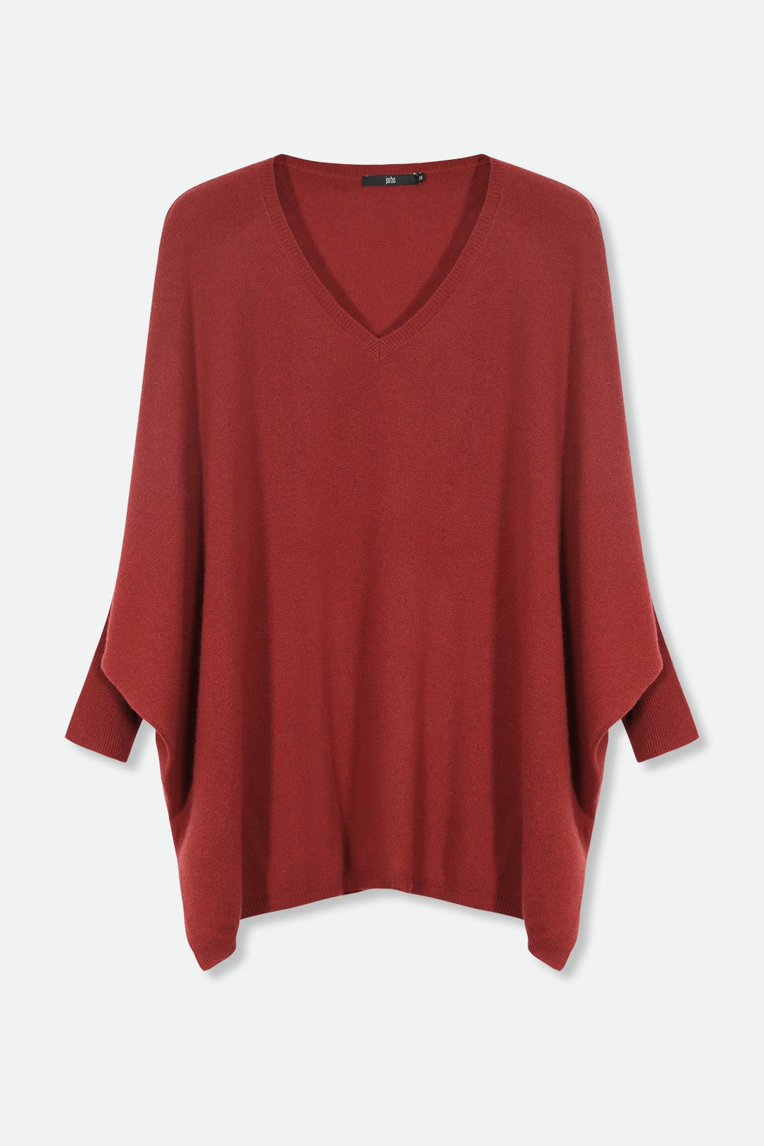 ANITA LONG SLEEVE PONCHO IN PURE CASHMERE MERINO - Jarbo