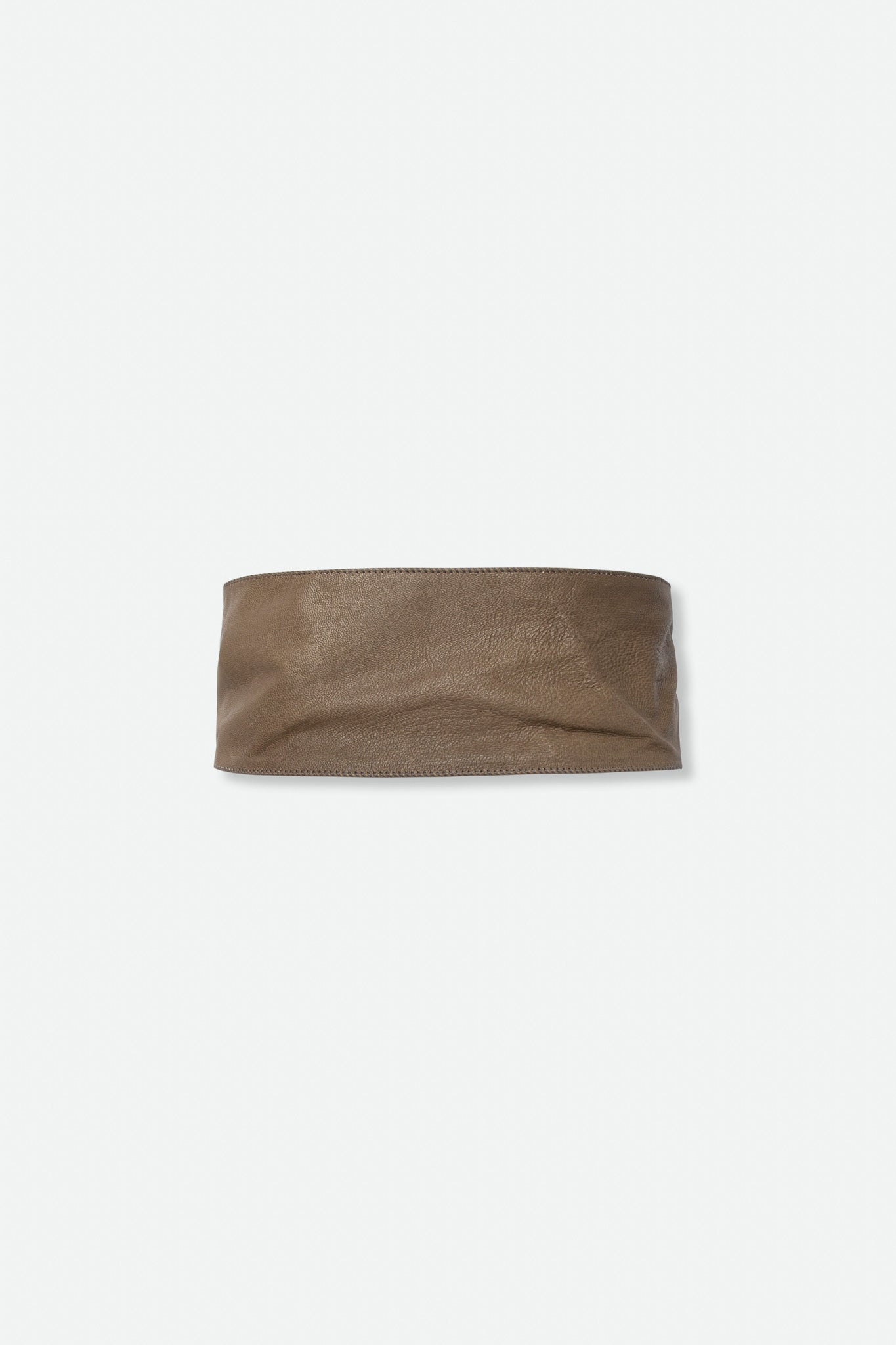 APIRO TIE FRONT KIMONO BELT IN LEATHER - Jarbo