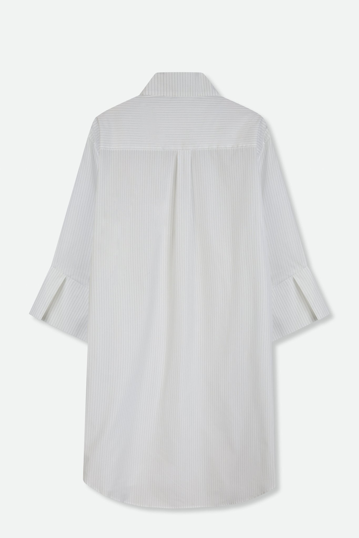 ARIANA WIDE CUFF TUNIC SHIRT IN ITALIAN COTTON - Jarbo