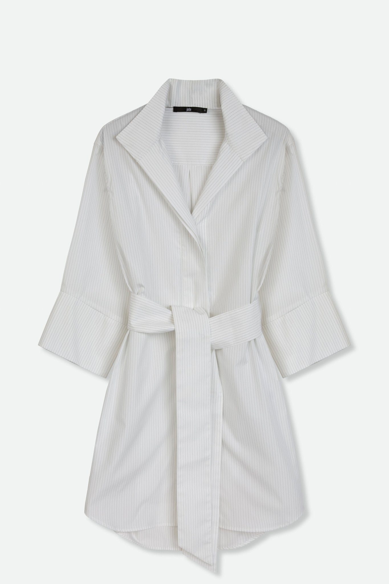 ARIANA WIDE CUFF TUNIC SHIRT IN ITALIAN COTTON - Jarbo