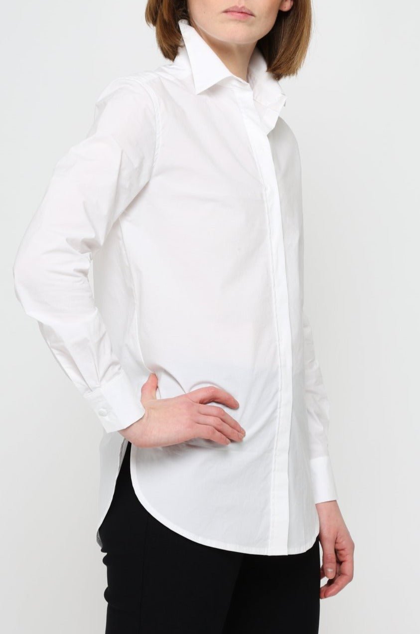 BENNIE SHIRT IN COTTON POPLIN STRETCH - Jarbo