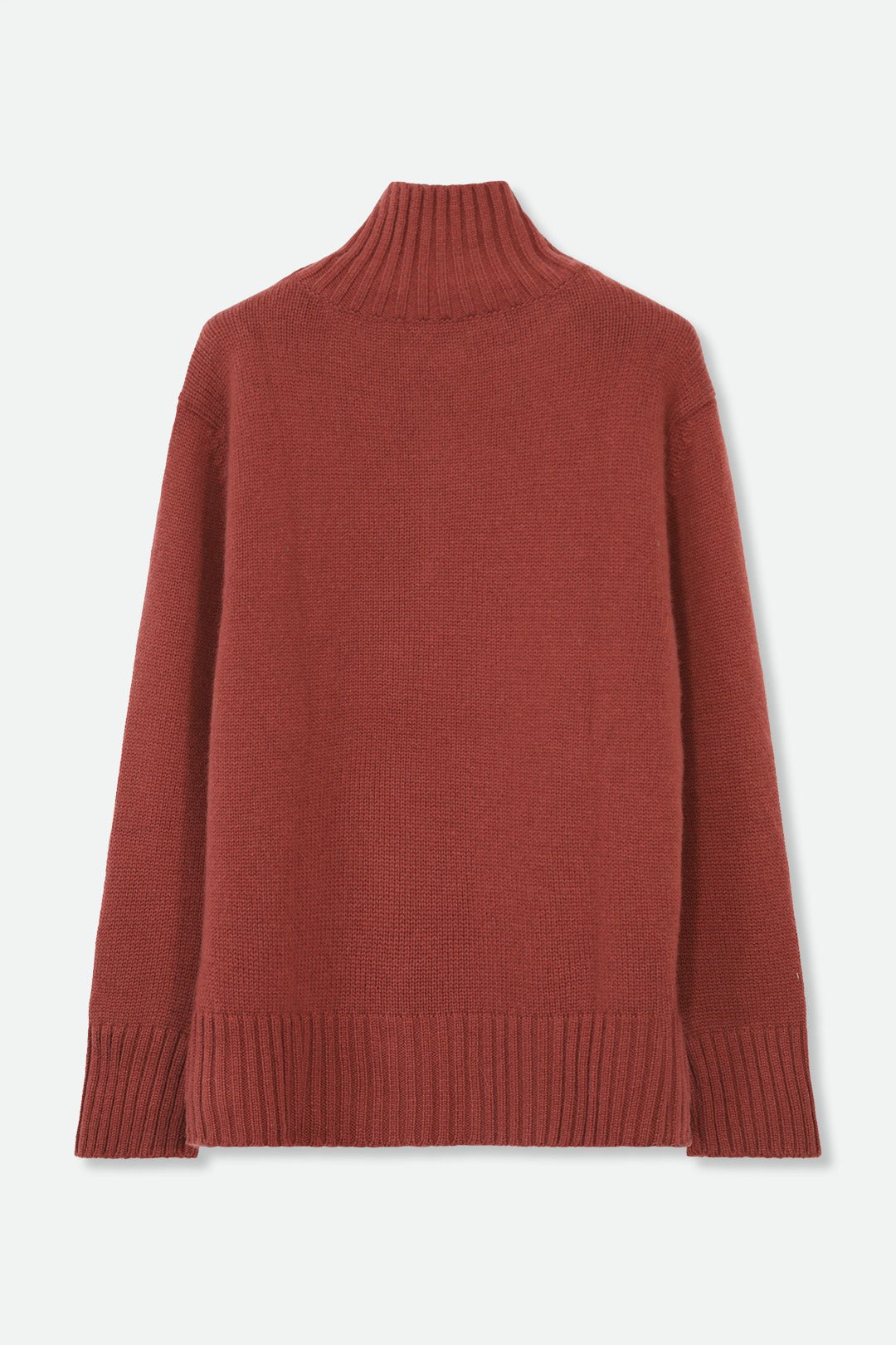 BERWICK TURTLENECK SWEATER IN CASHMERE MERINO 4 PLY KNIT - Jarbo