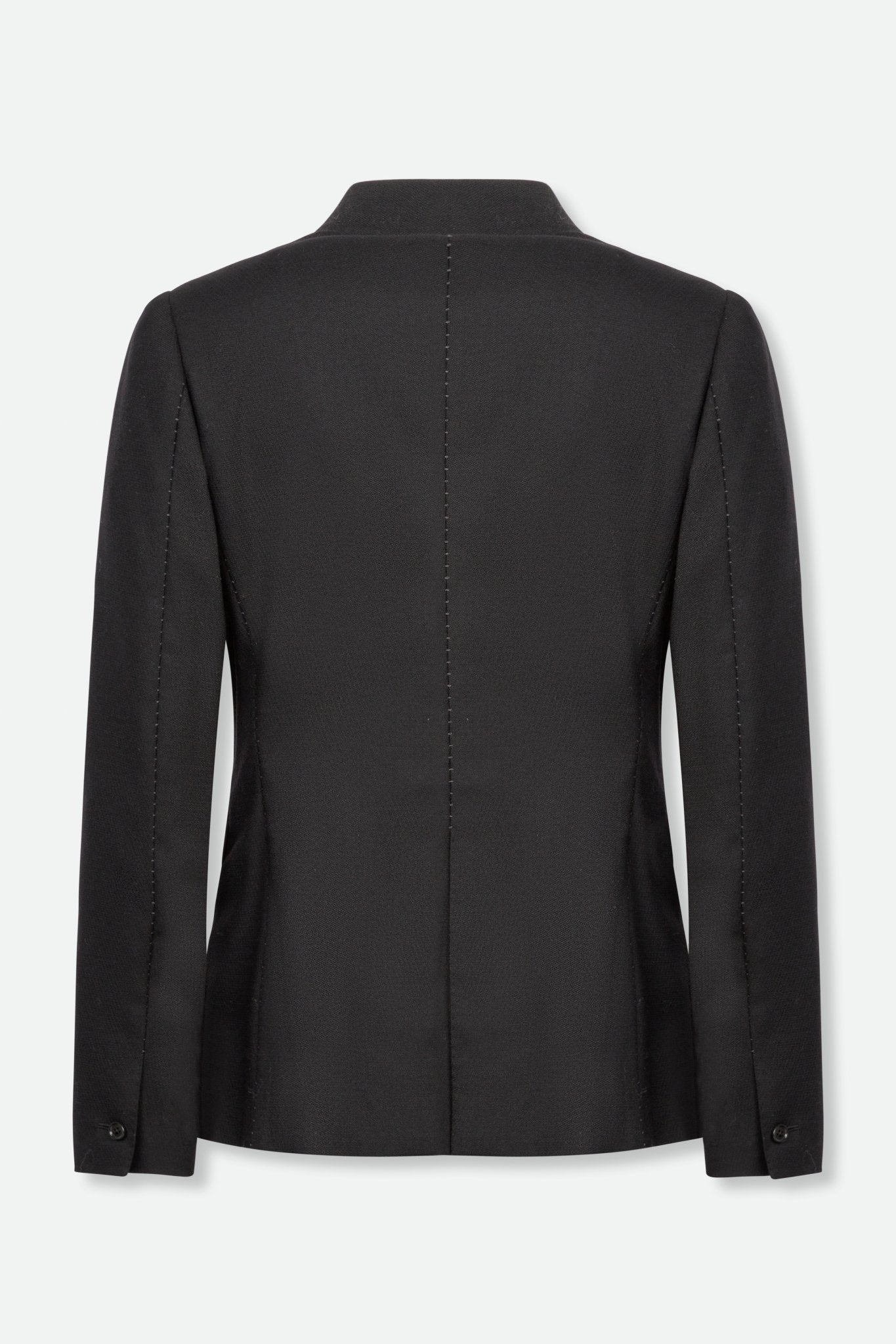 BRUNA HAND STITCHED BLAZER IN ITALIAN WOVEN WOOL - Jarbo
