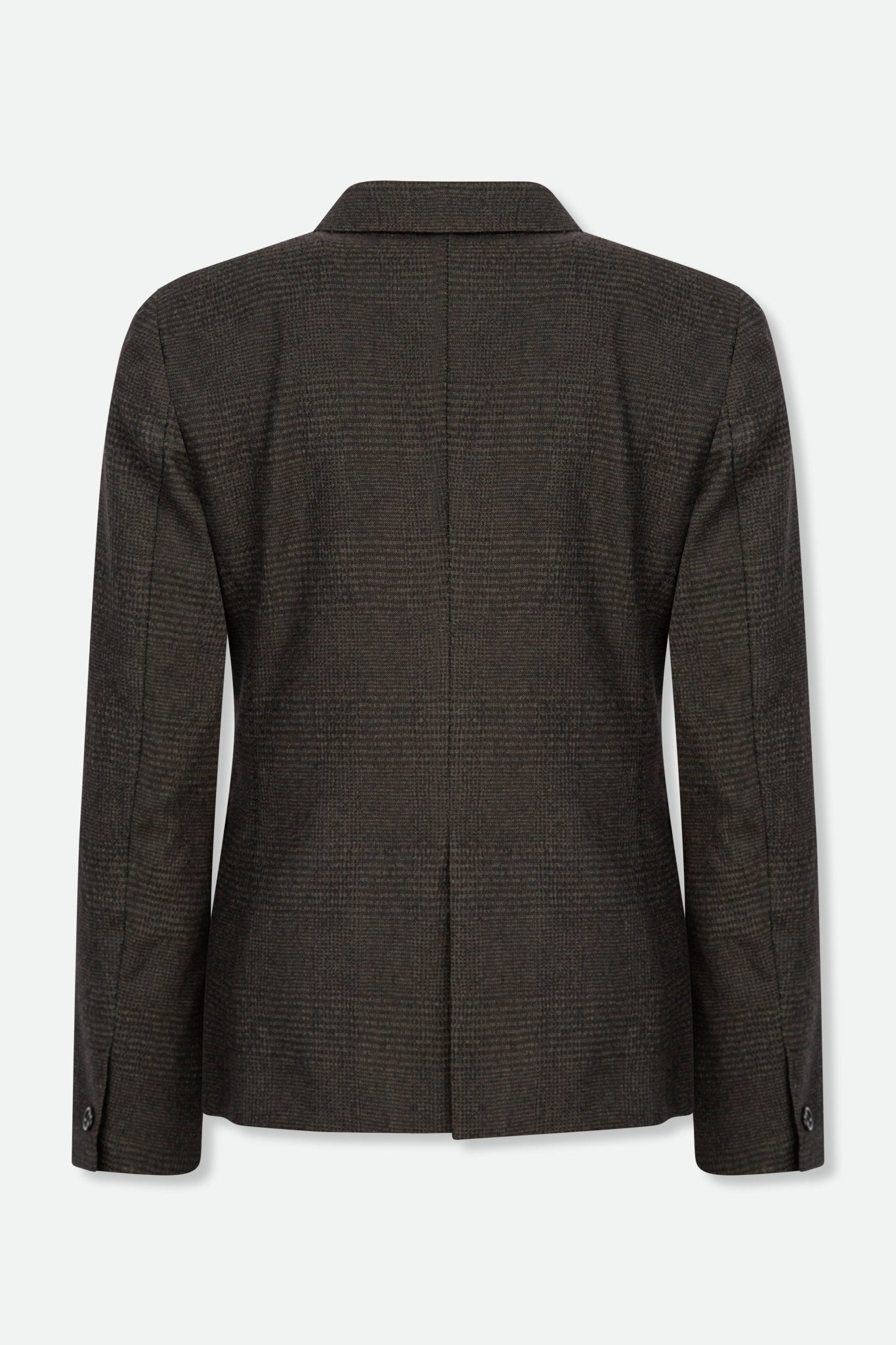 BRUNA HAND STITCHED BLAZER IN ITALIAN WOVEN WOOL - Jarbo