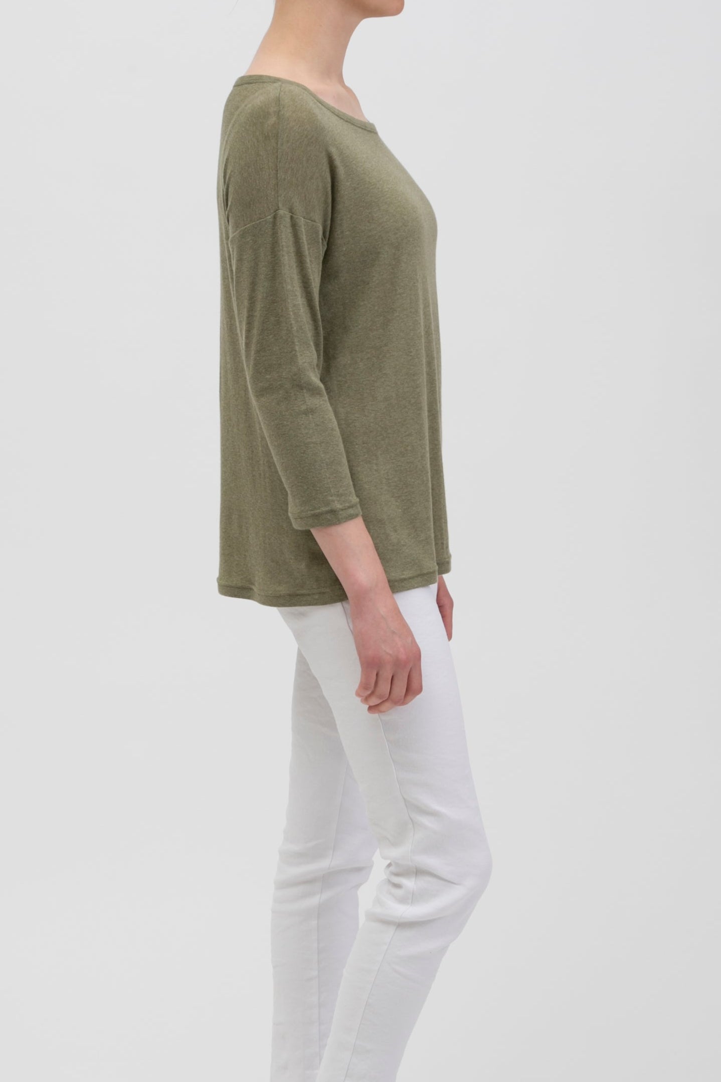 CAMPSHIRT WIDENECK TEE IN COTTON BLEND - Jarbo