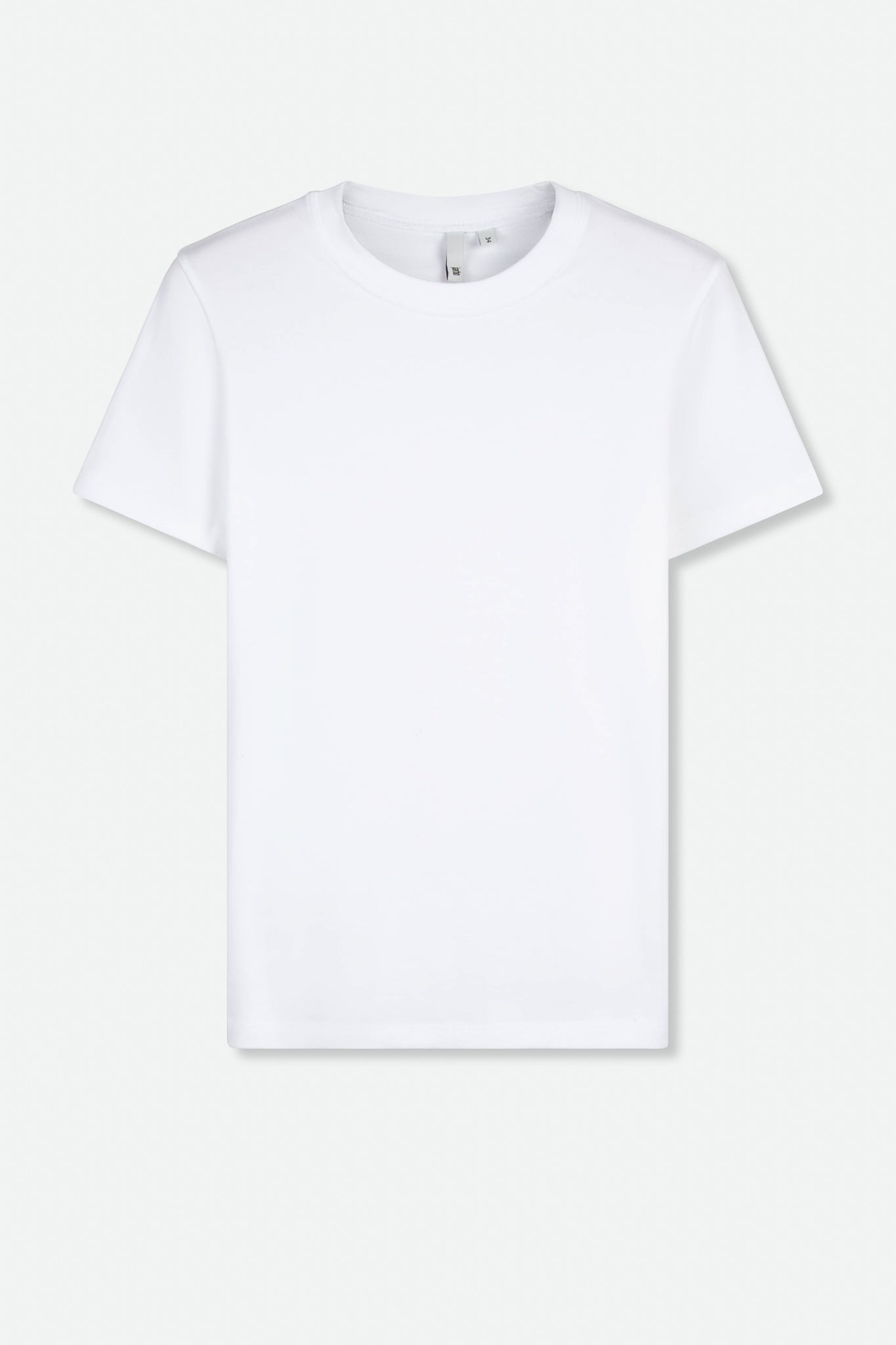 CAP SLEEVE CREW IN PIMA COTTON STRETCH - Jarbo