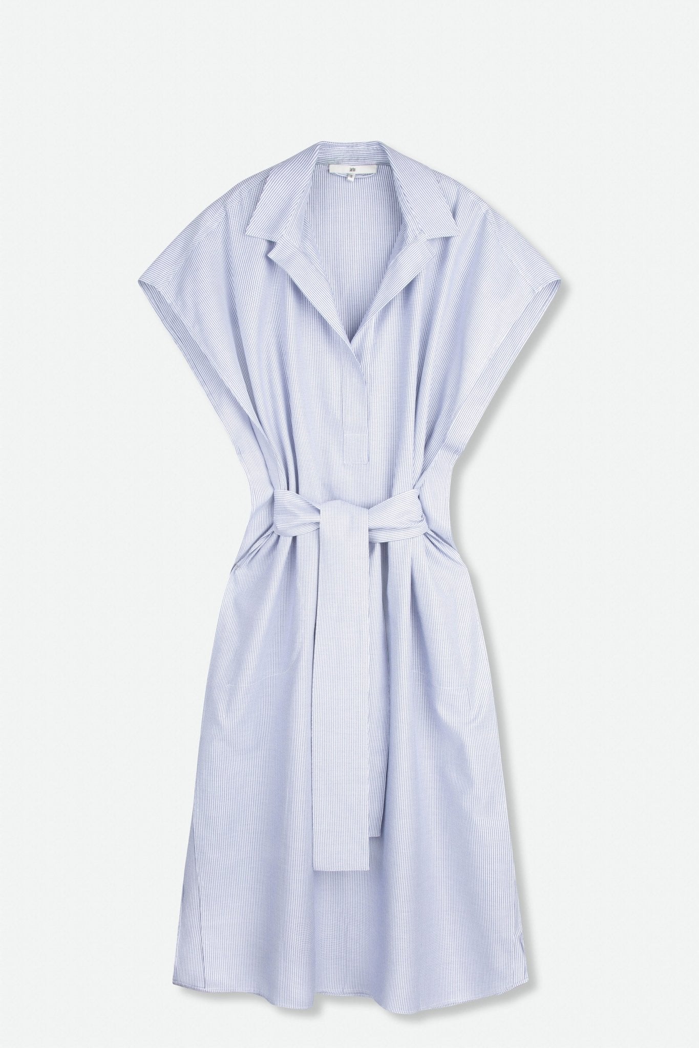 CAP SLEEVE JAMIE DRESS IN COTTON POPLIN - Jarbo