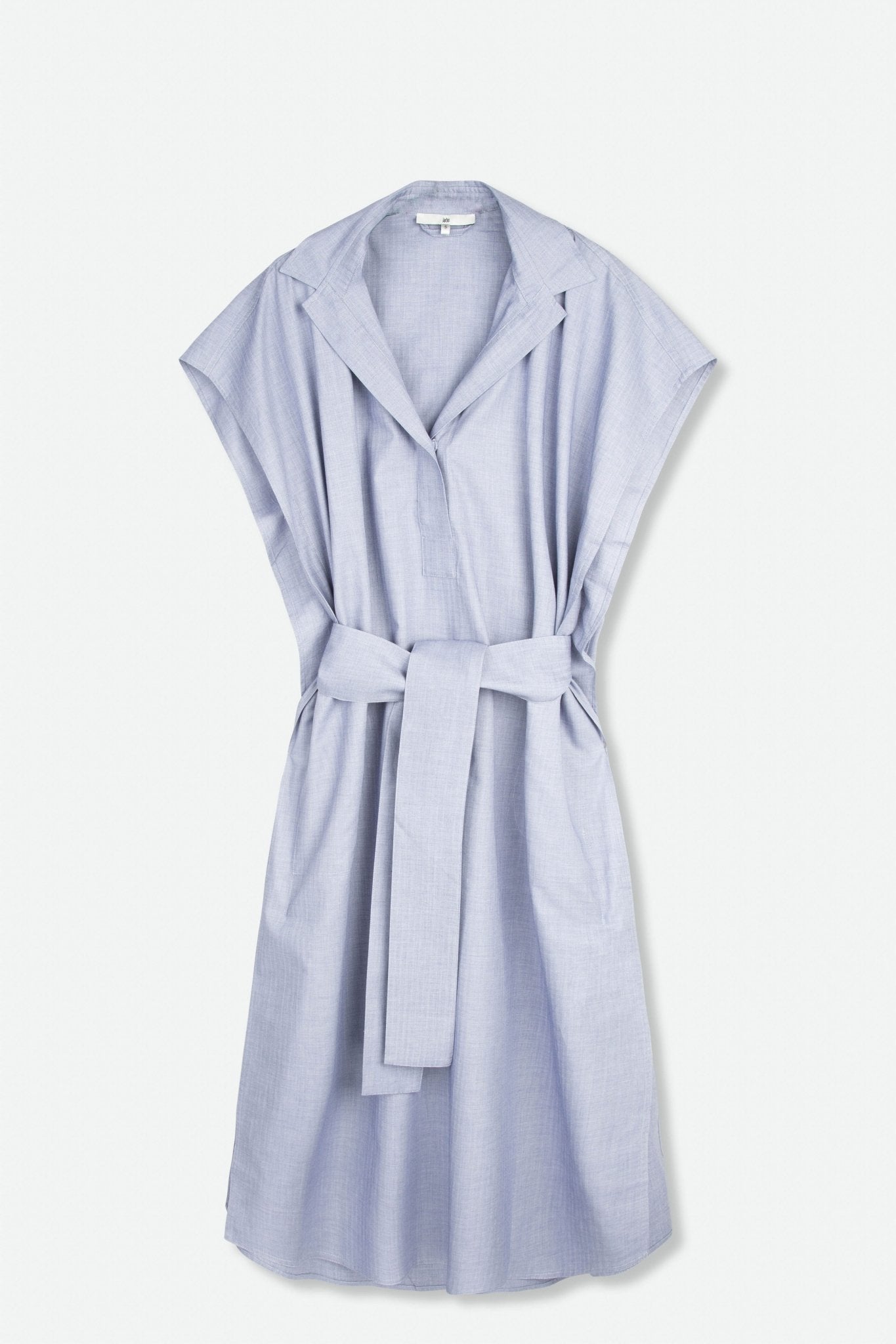 CAP SLEEVE JAMIE DRESS IN COTTON POPLIN - Jarbo