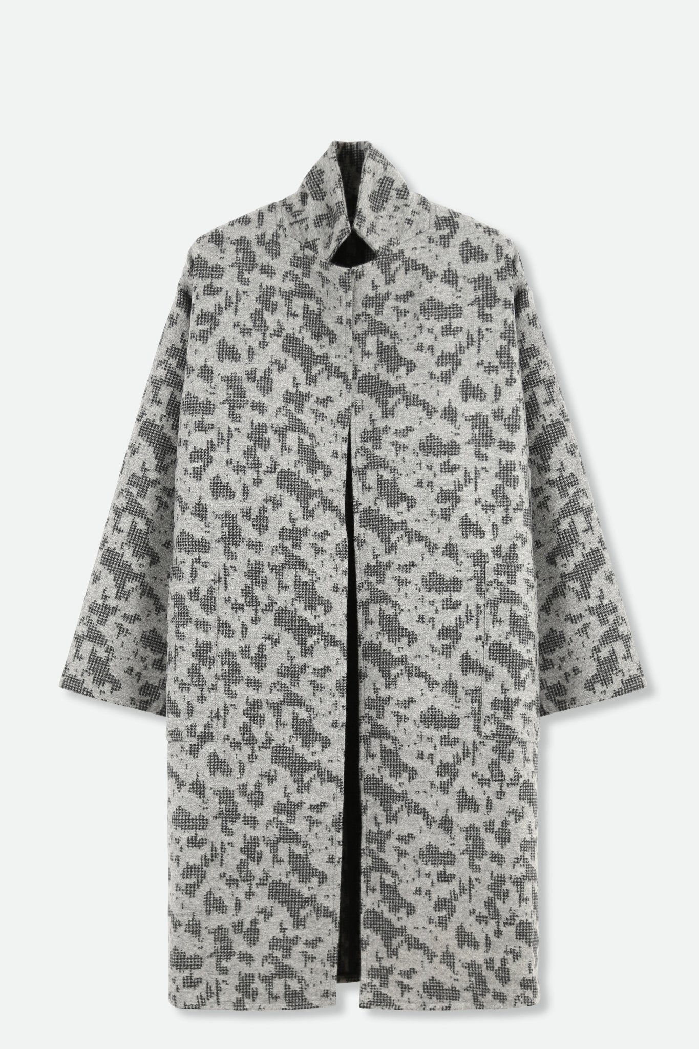 Carlie Coat in Reversible Wool - Jarbo