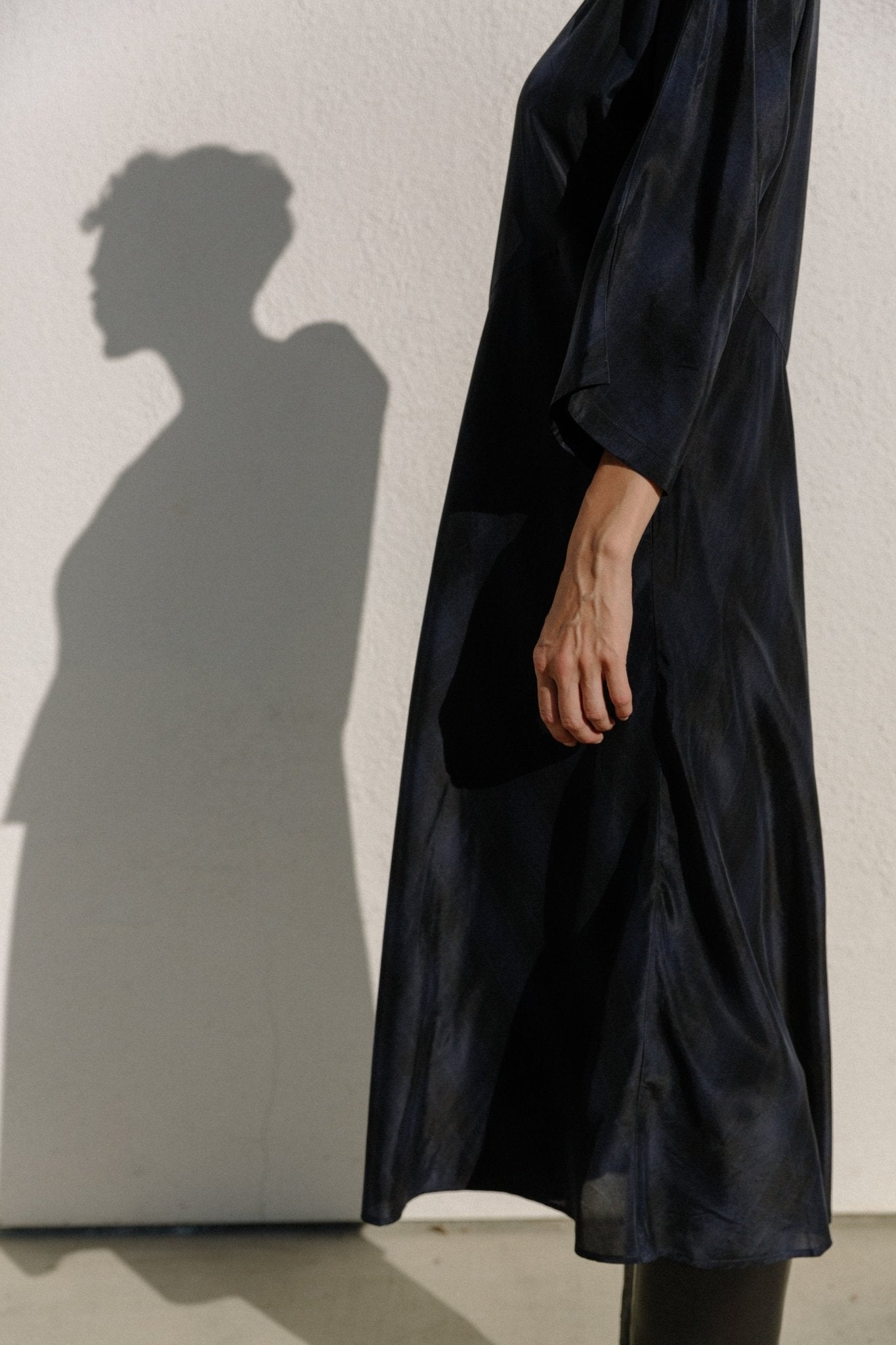 CELENE DRESS IN ITALIAN CUPRO - Jarbo