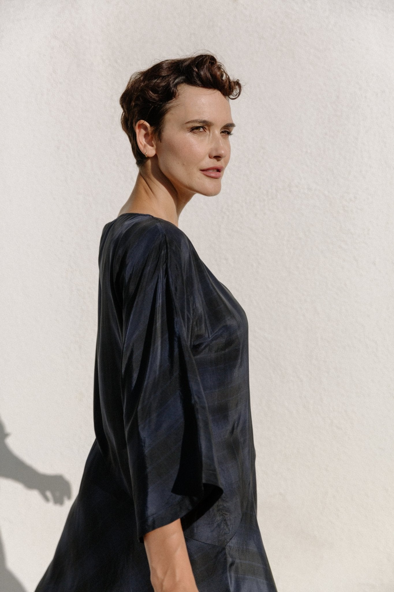 CELENE DRESS IN ITALIAN CUPRO - Jarbo
