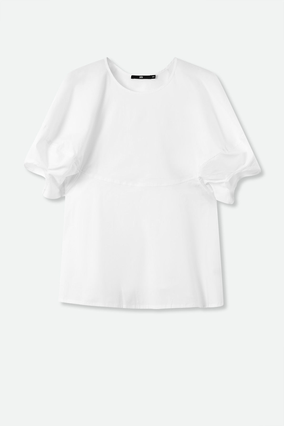 CERCHI SHORT SLEEVE BLOUSE IN ITALIAN COTTON - Jarbo