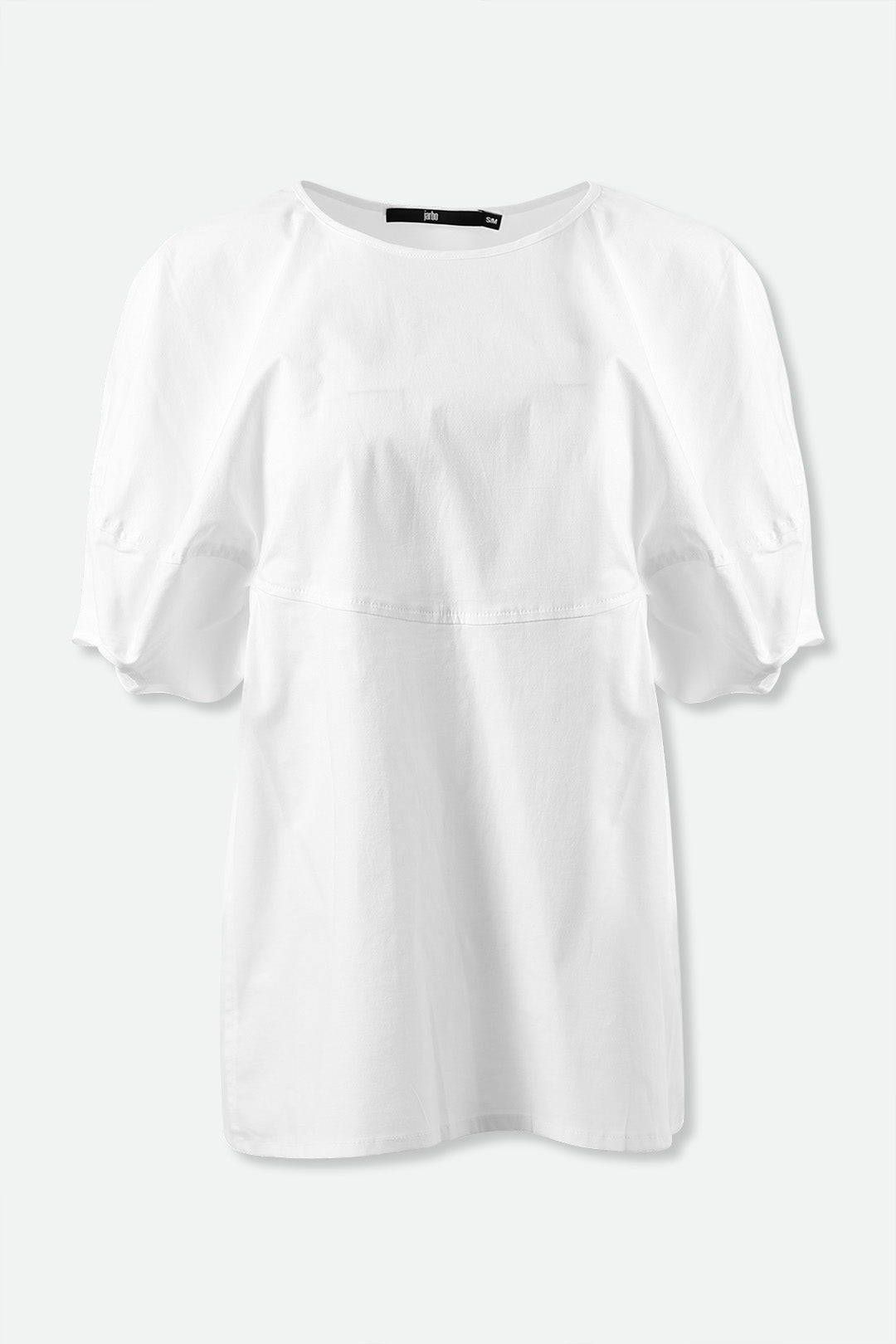 CERCHI SHORT SLEEVE BLOUSE IN ITALIAN COTTON - Jarbo