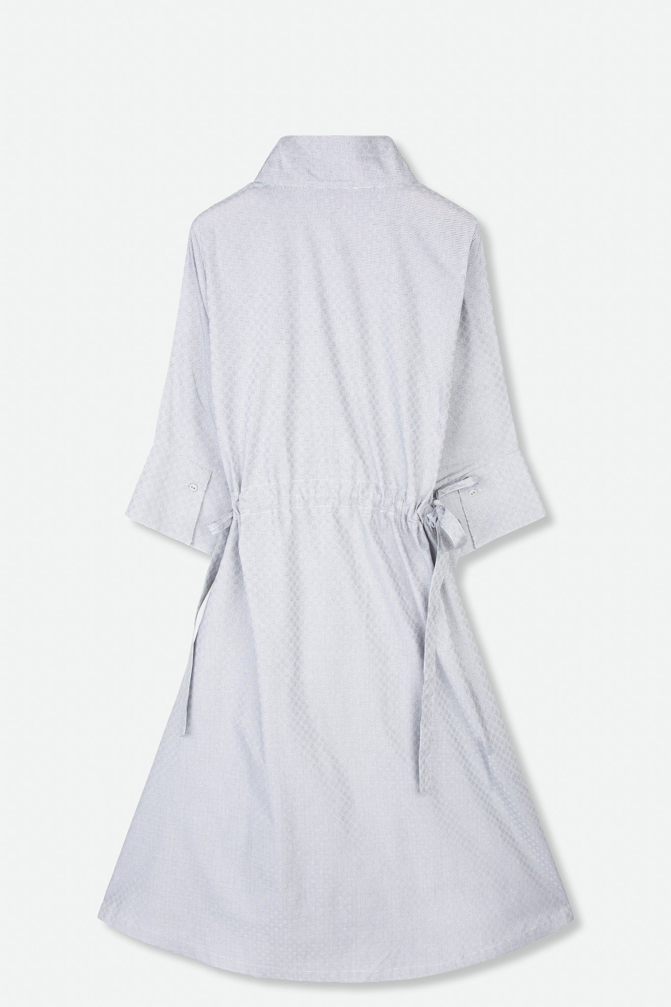 CINCH SHIRT DRESS IN COTTON POPLIN - Jarbo