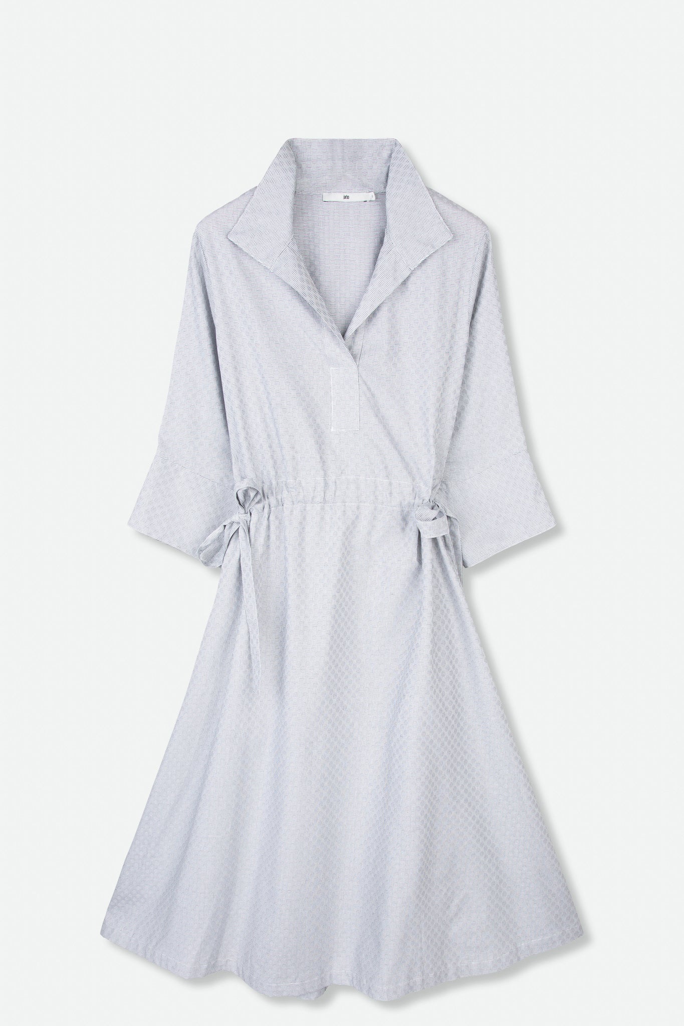 CINCH SHIRT DRESS IN COTTON POPLIN - Jarbo