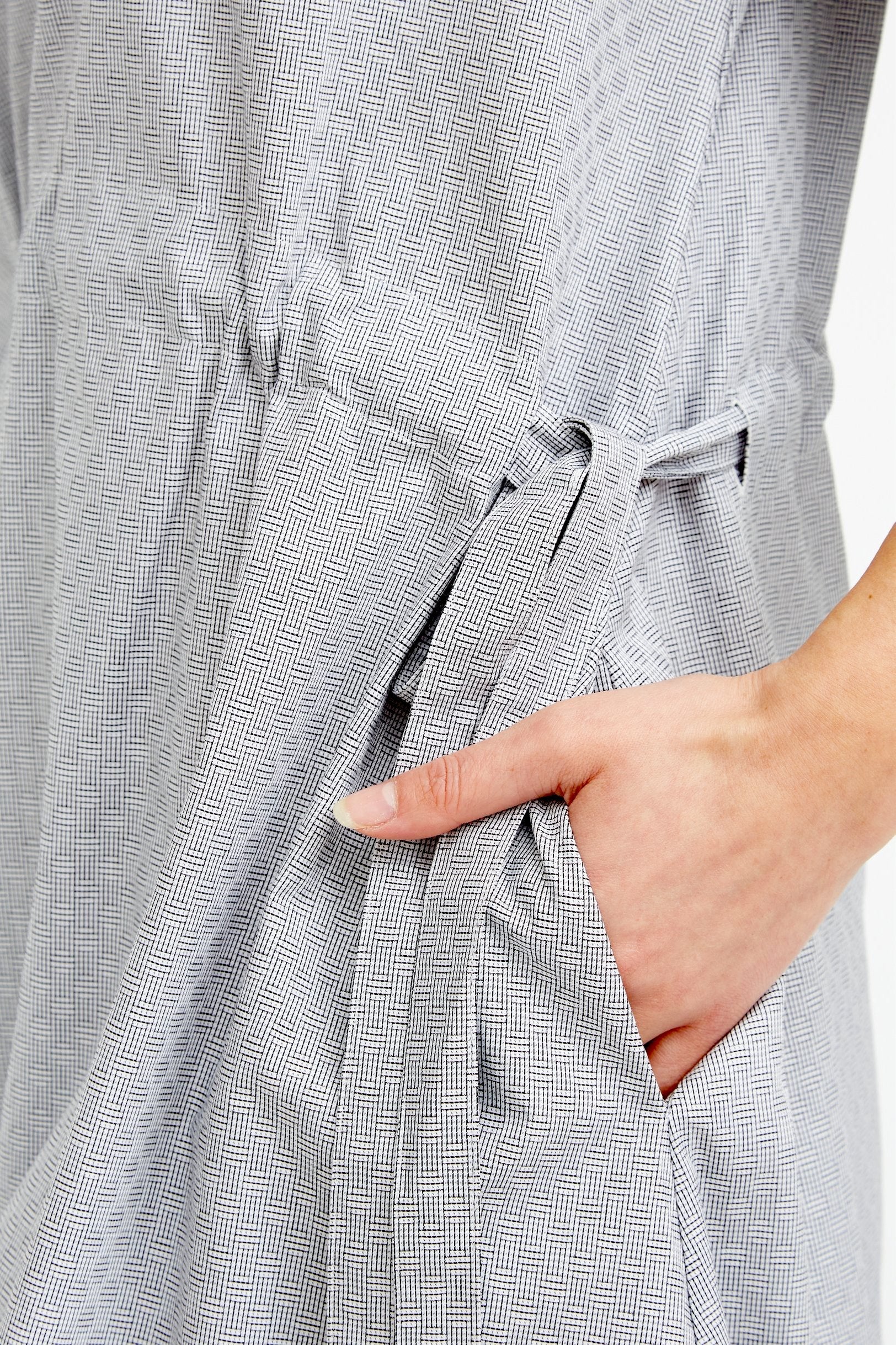 CINCH SHIRT DRESS IN COTTON POPLIN - Jarbo