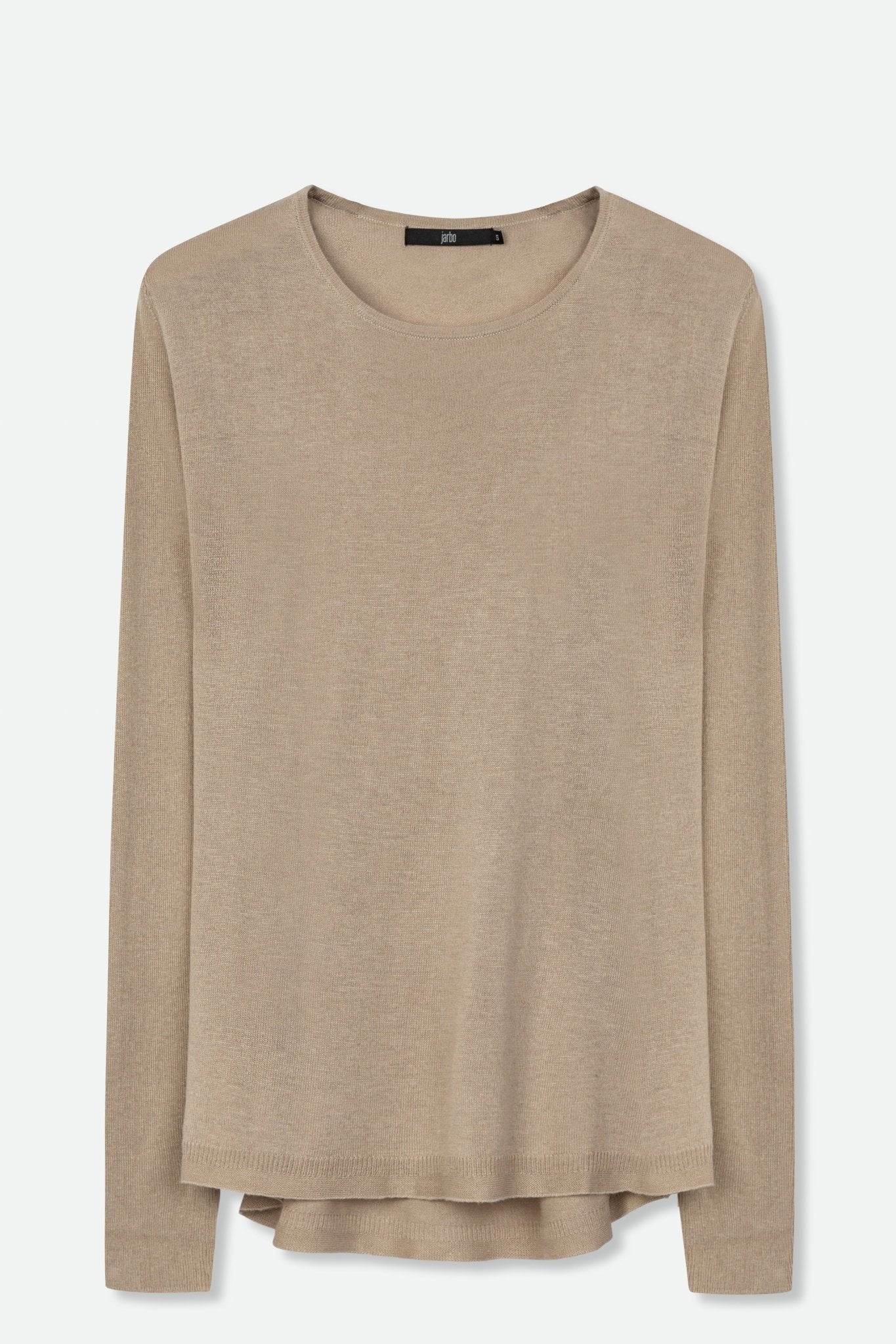 CRISTIANA CREW IN FINE SILK CASHMERE BLEND - Jarbo