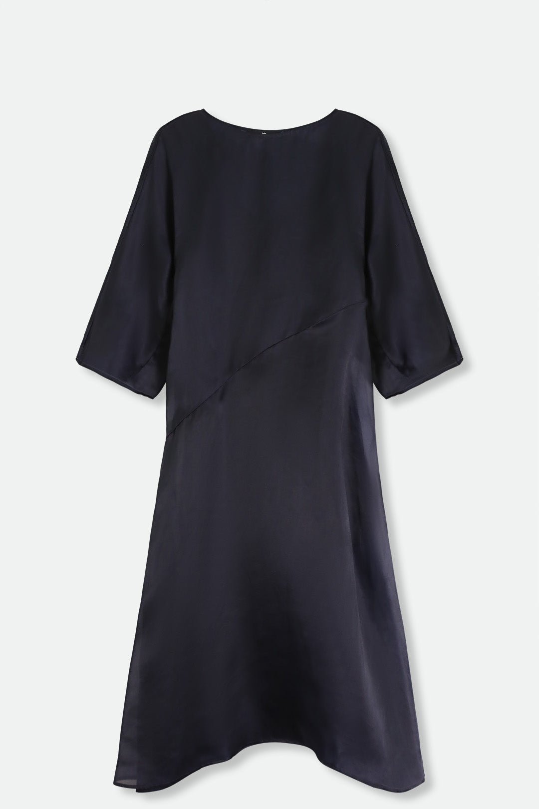 DAVA DIAGONAL SEAM DRESS IN SILK ORGANZA DRESS - Jarbo