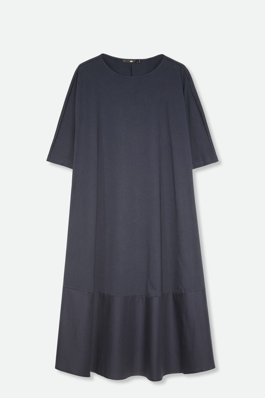 DAVINA MAXI DRESS IN ITALIAN JERSEY AND POPLIN COTTON - Jarbo